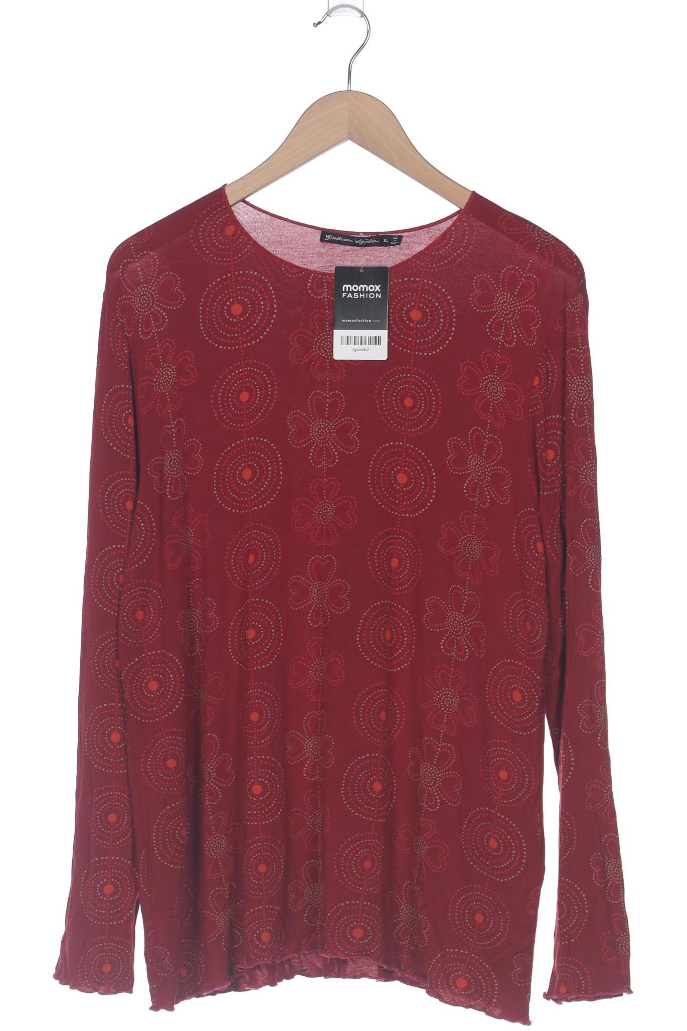 

Gudrun Sjödén Damen Langarmshirt, bordeaux, Gr. 44