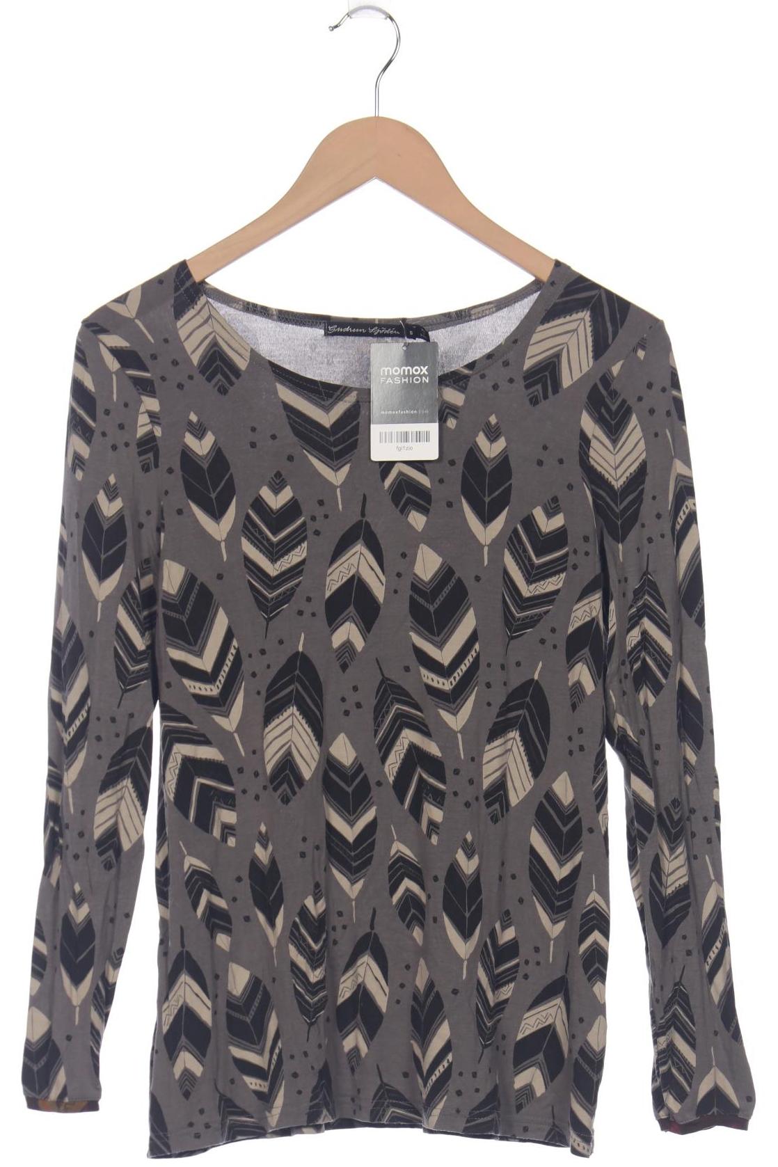 

Gudrun Sjödén Damen Langarmshirt, grau, Gr. 36