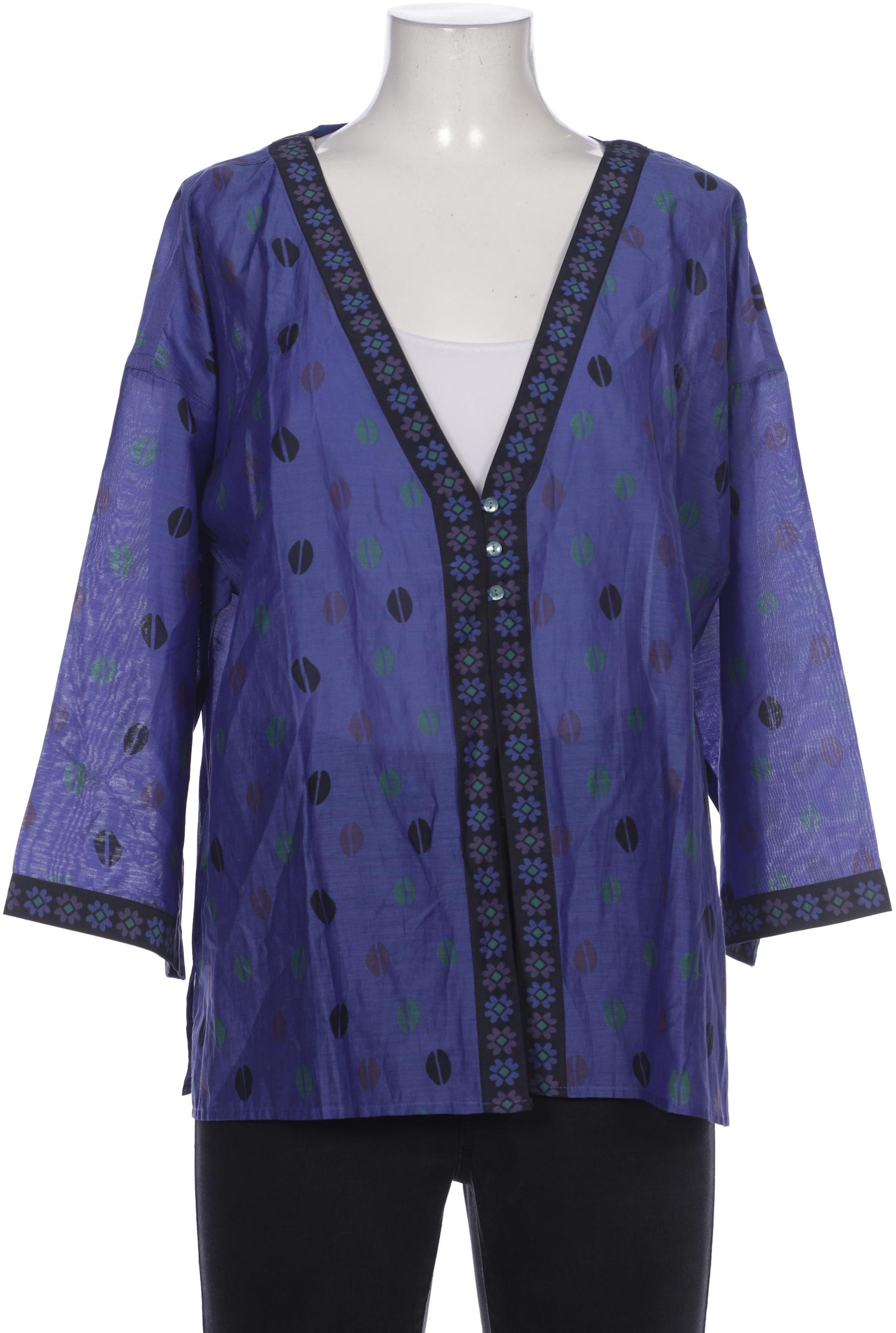 

Gudrun Sjödén Damen Bluse, marineblau, Gr. 42