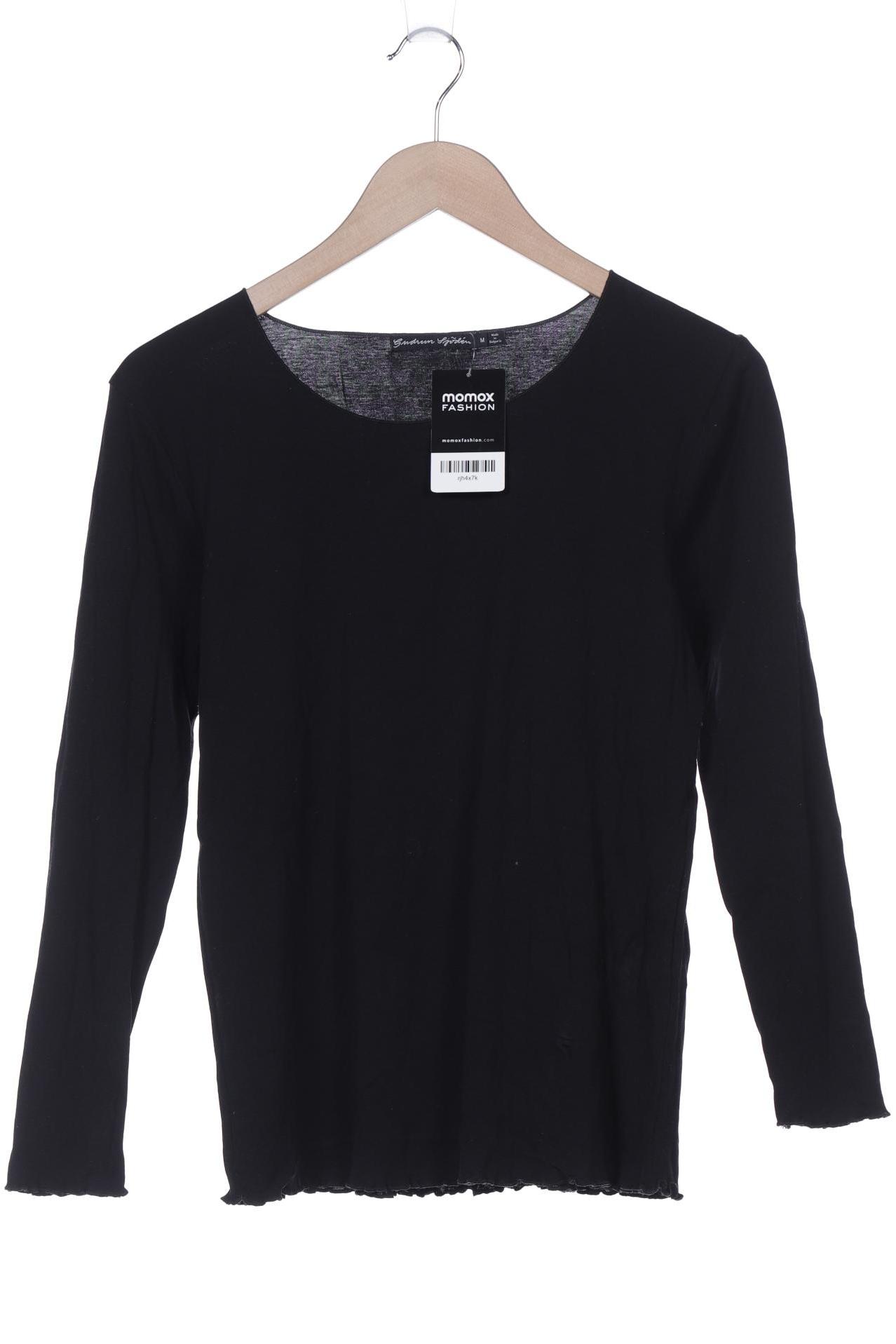 

Gudrun Sjödén Damen Langarmshirt, schwarz, Gr. 38