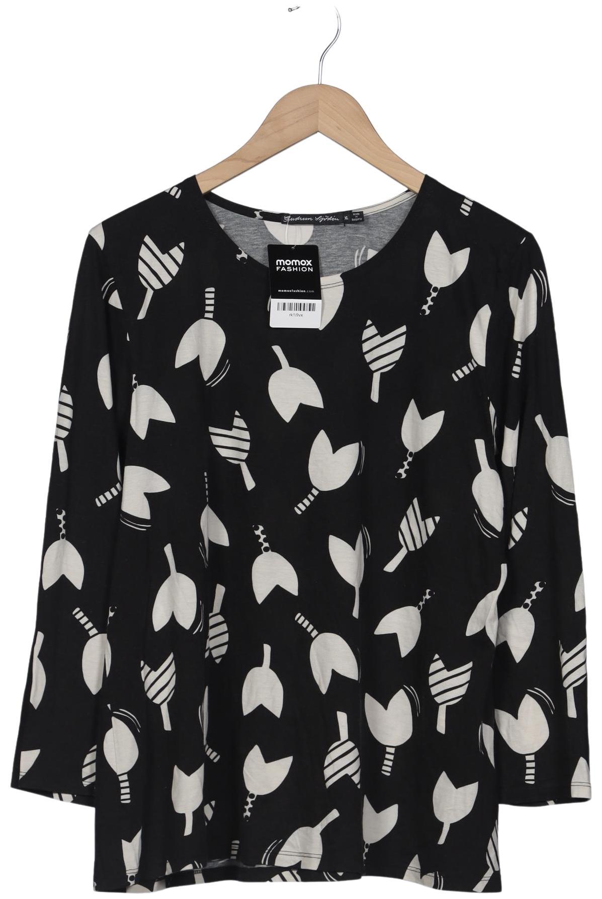 

Gudrun Sjödén Damen Langarmshirt, schwarz, Gr. 44