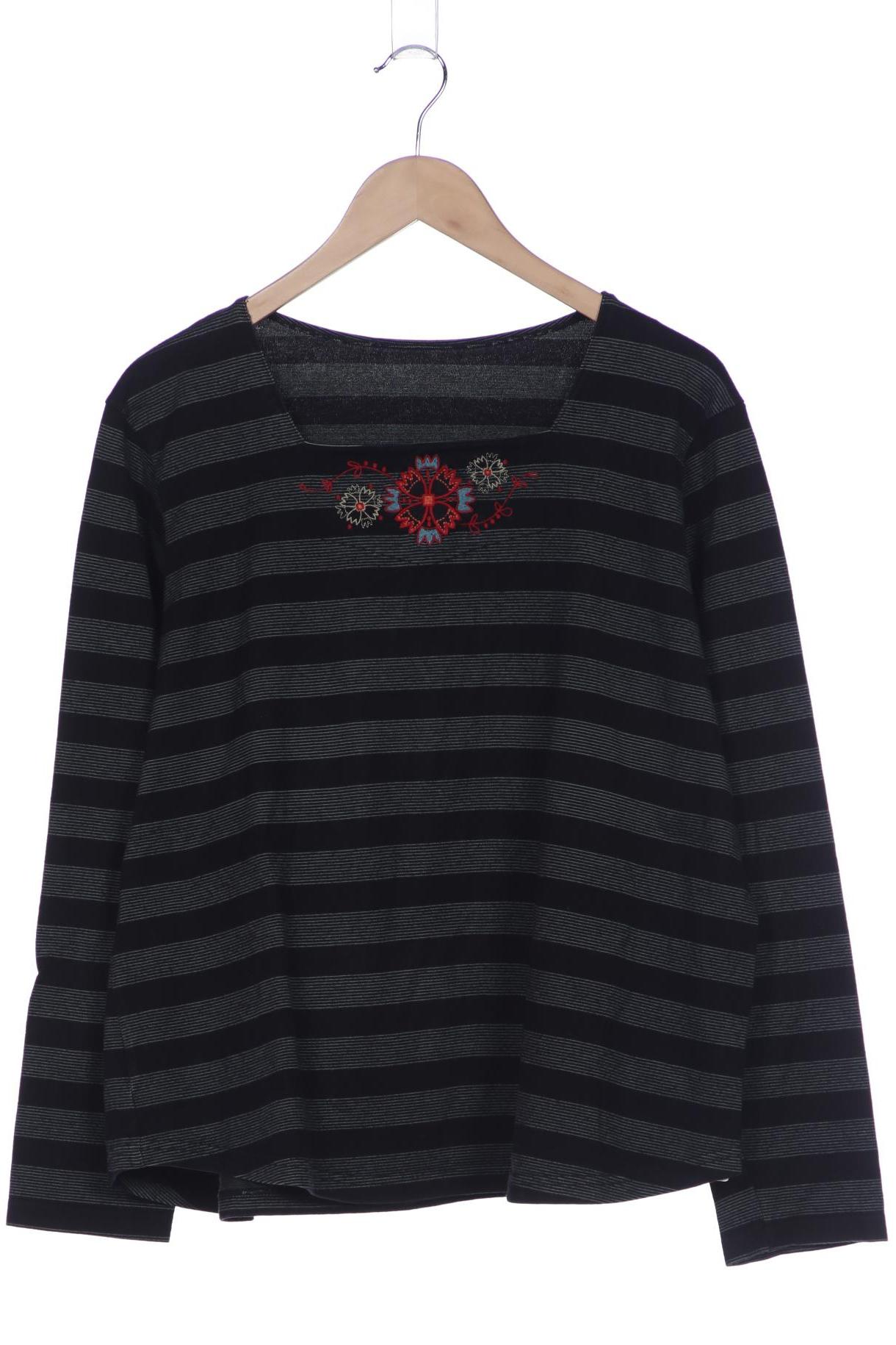 

Gudrun Sjödén Damen Langarmshirt, schwarz, Gr. 42