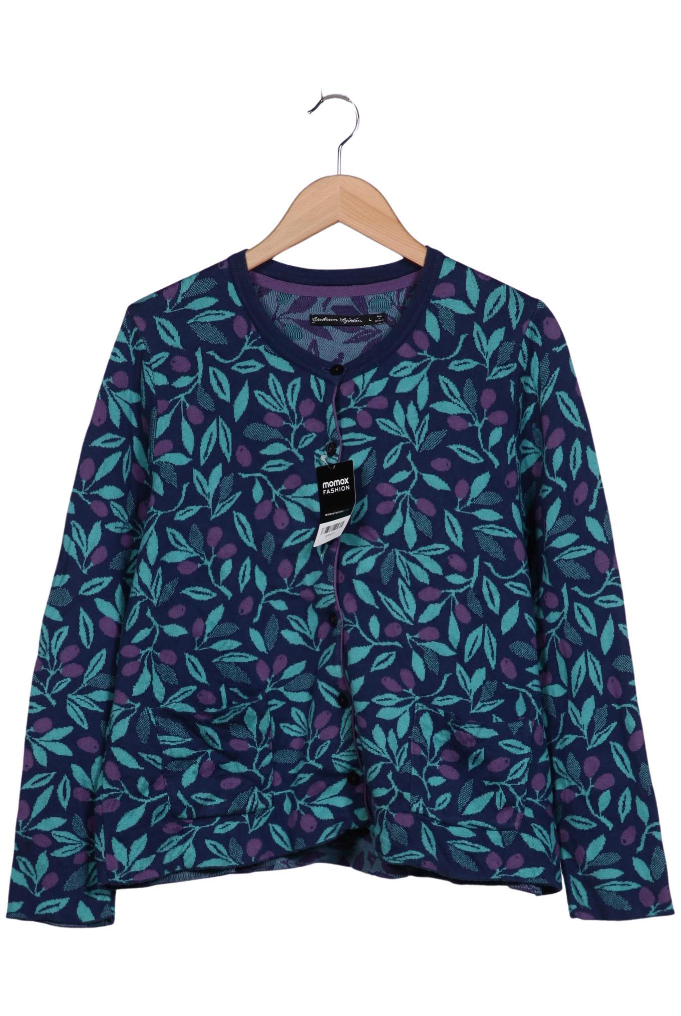 

Gudrun Sjödén Damen Strickjacke, blau, Gr. 42