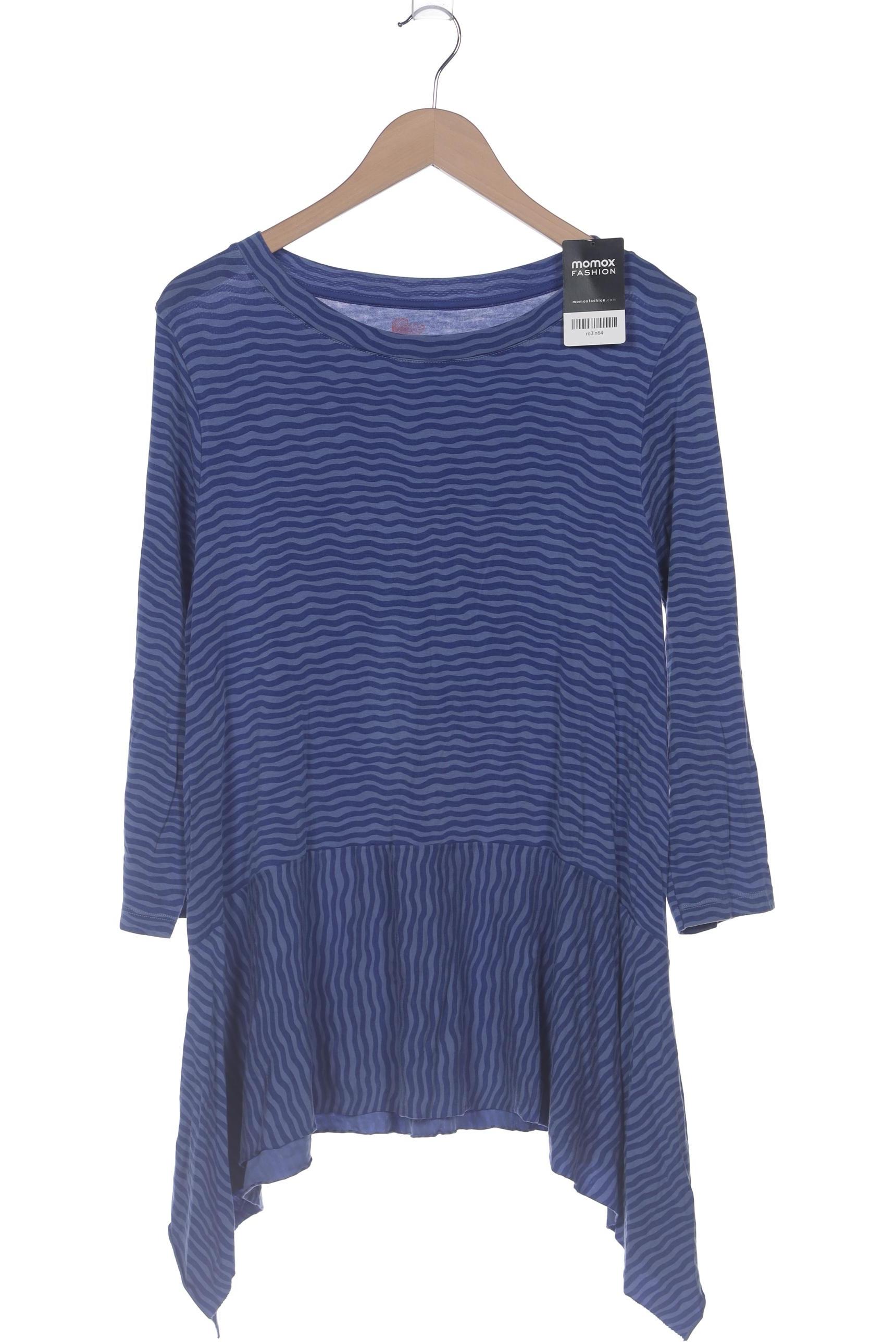 

Gudrun Sjödén Damen Langarmshirt, blau, Gr. 42