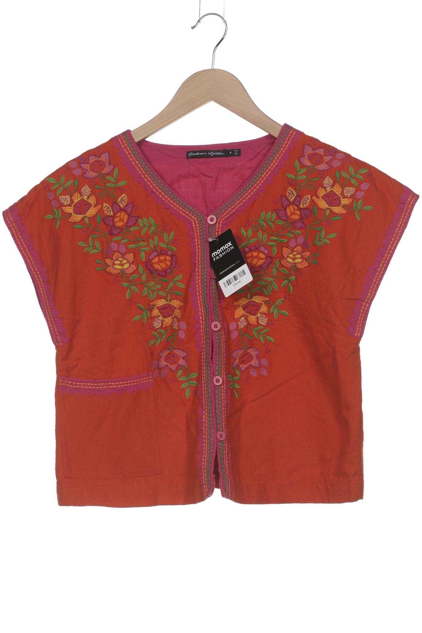 

Gudrun Sjödén Damen Strickjacke, orange, Gr. 38