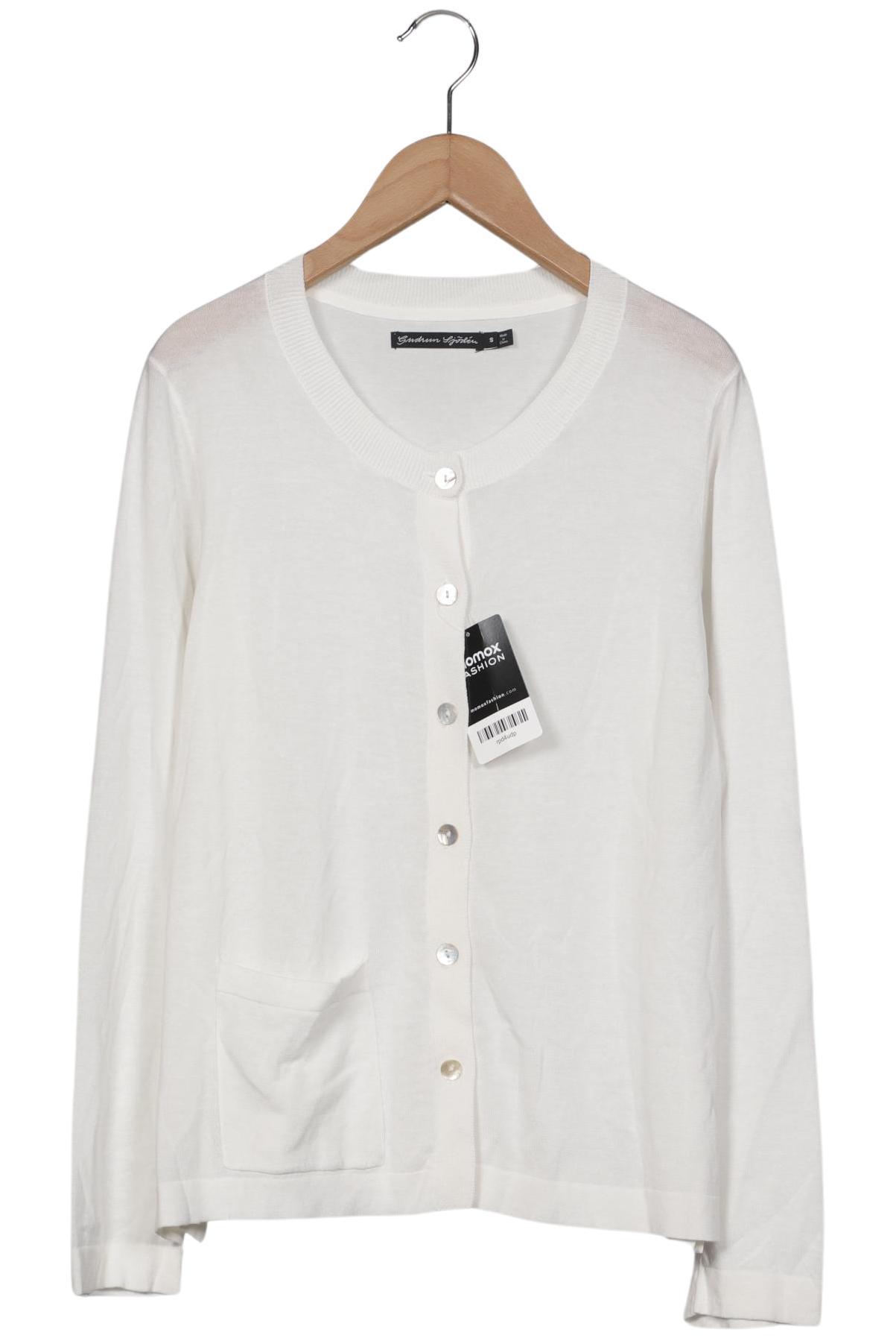 

Gudrun Sjödén Damen Strickjacke, weiß, Gr. 36