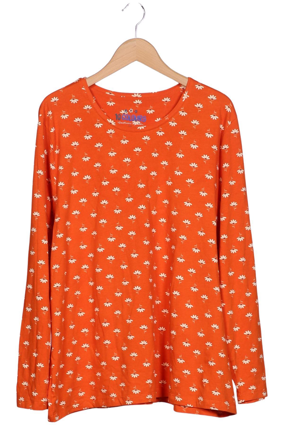 

Gudrun Sjödén Damen Langarmshirt, orange, Gr. 46