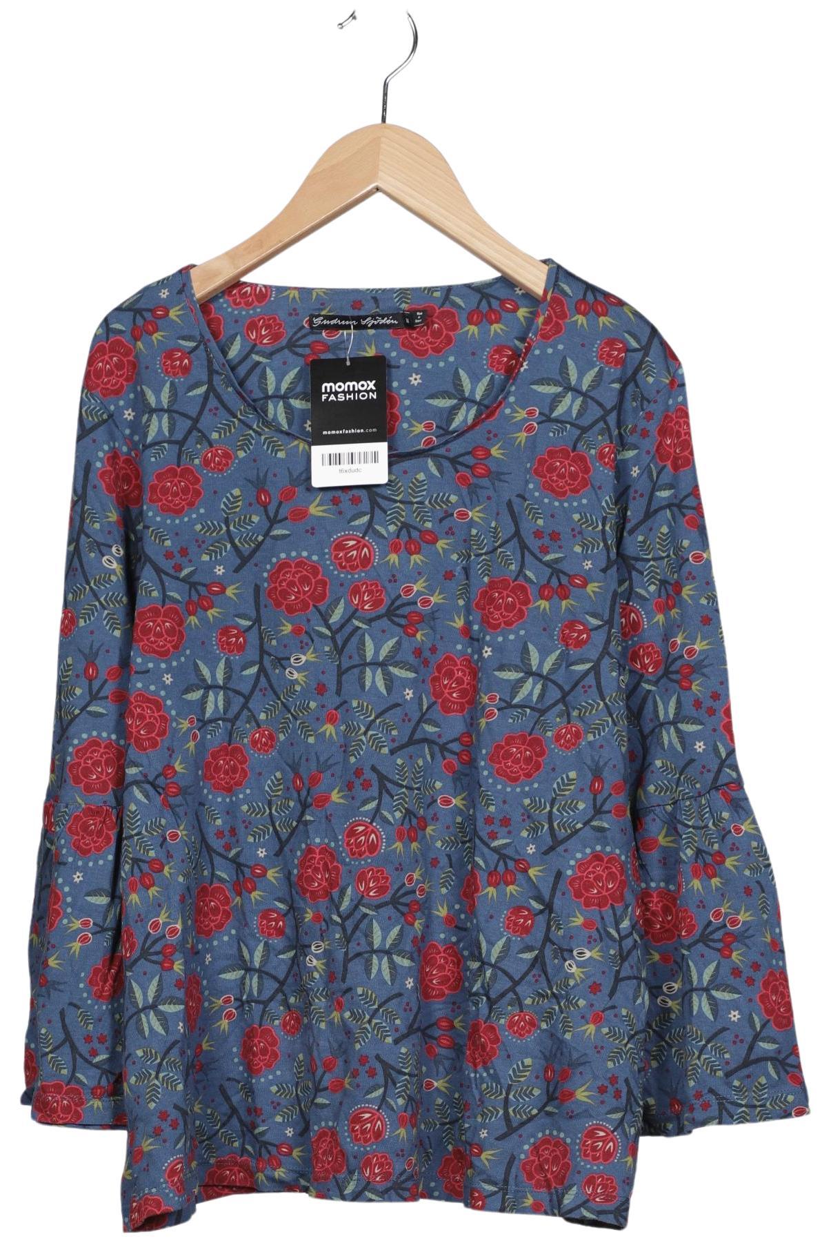 

Gudrun Sjödén Damen Langarmshirt, blau, Gr. 38