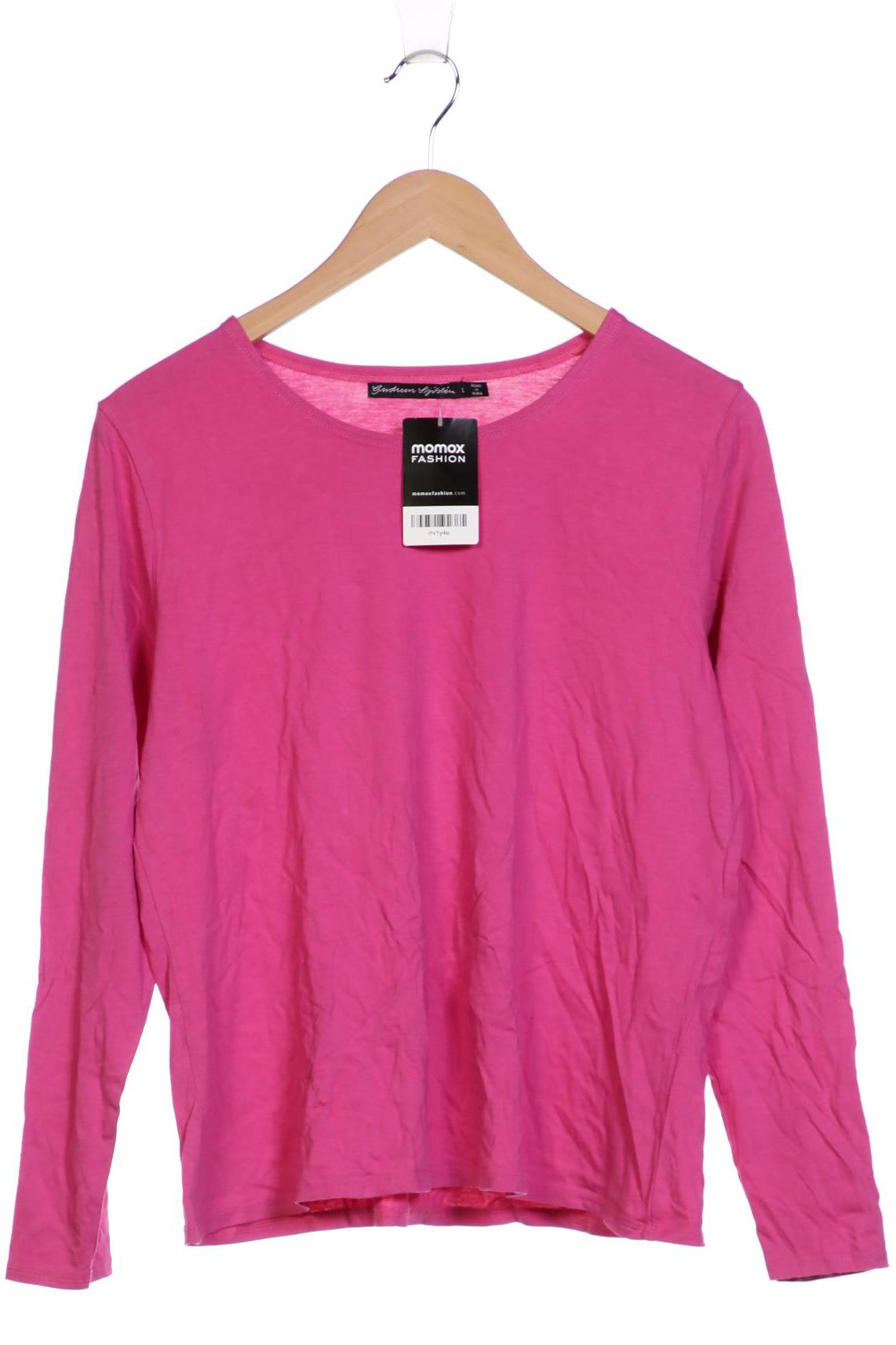 

Gudrun Sjödén Damen Langarmshirt, pink, Gr. 42