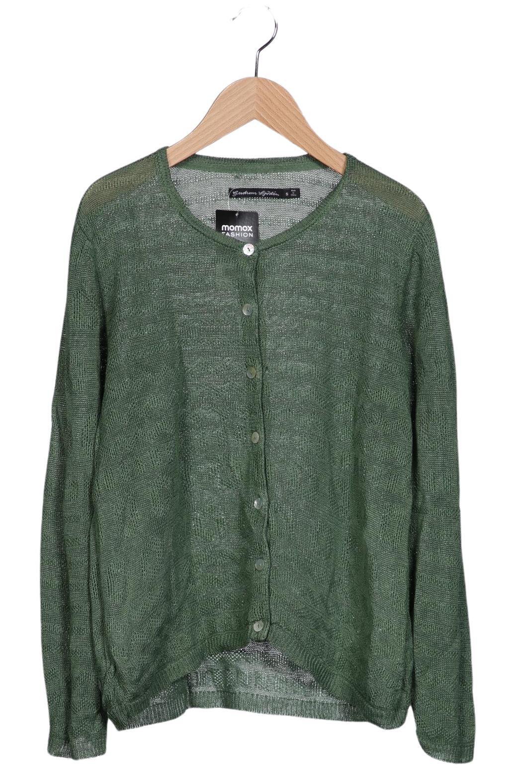 

Gudrun Sjödén Damen Strickjacke, grün, Gr. 36