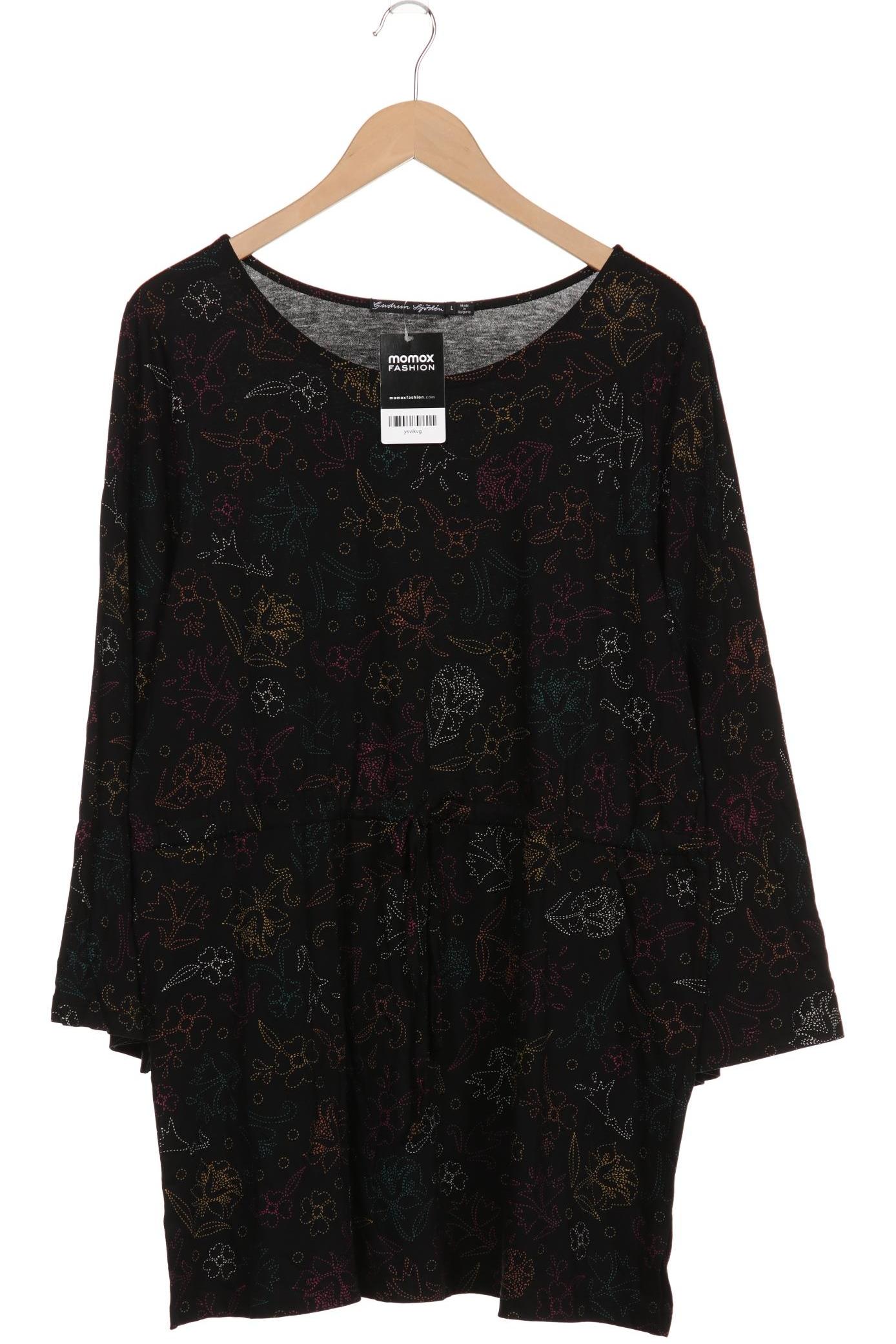 

Gudrun Sjödén Damen Langarmshirt, schwarz, Gr. 42