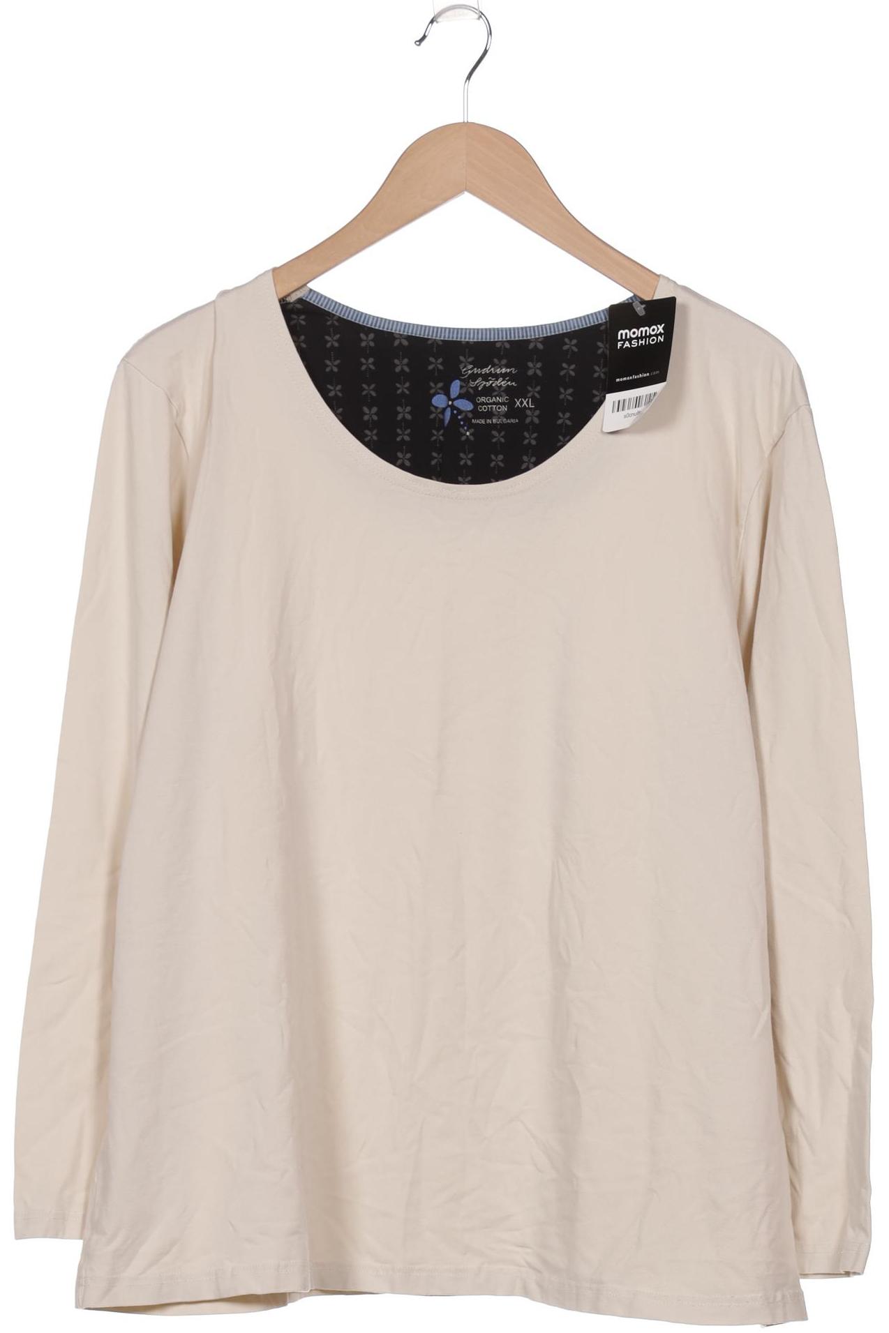 

Gudrun Sjödén Damen Langarmshirt, cremeweiß, Gr. 46