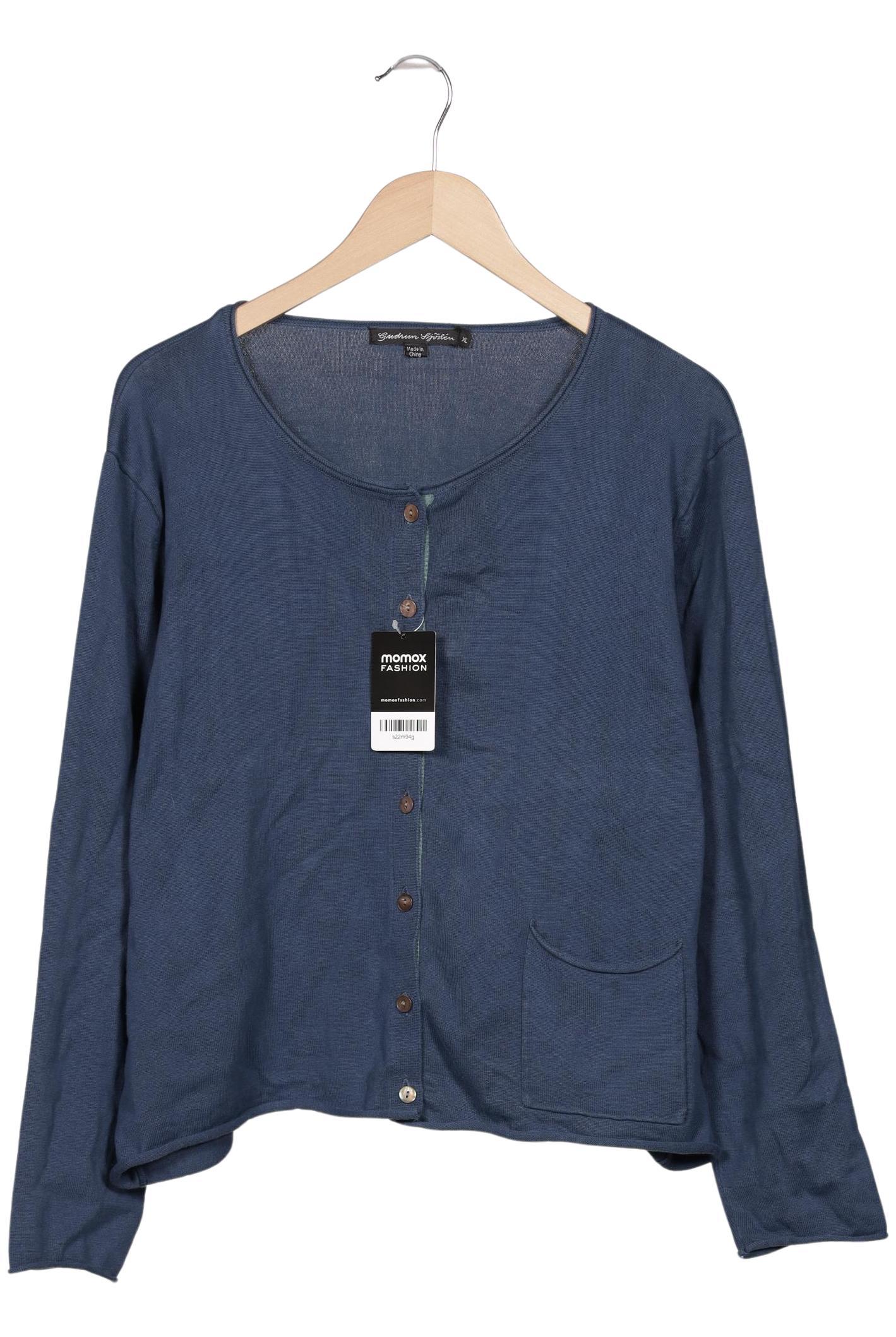 

Gudrun Sjödén Damen Strickjacke, marineblau, Gr. 44