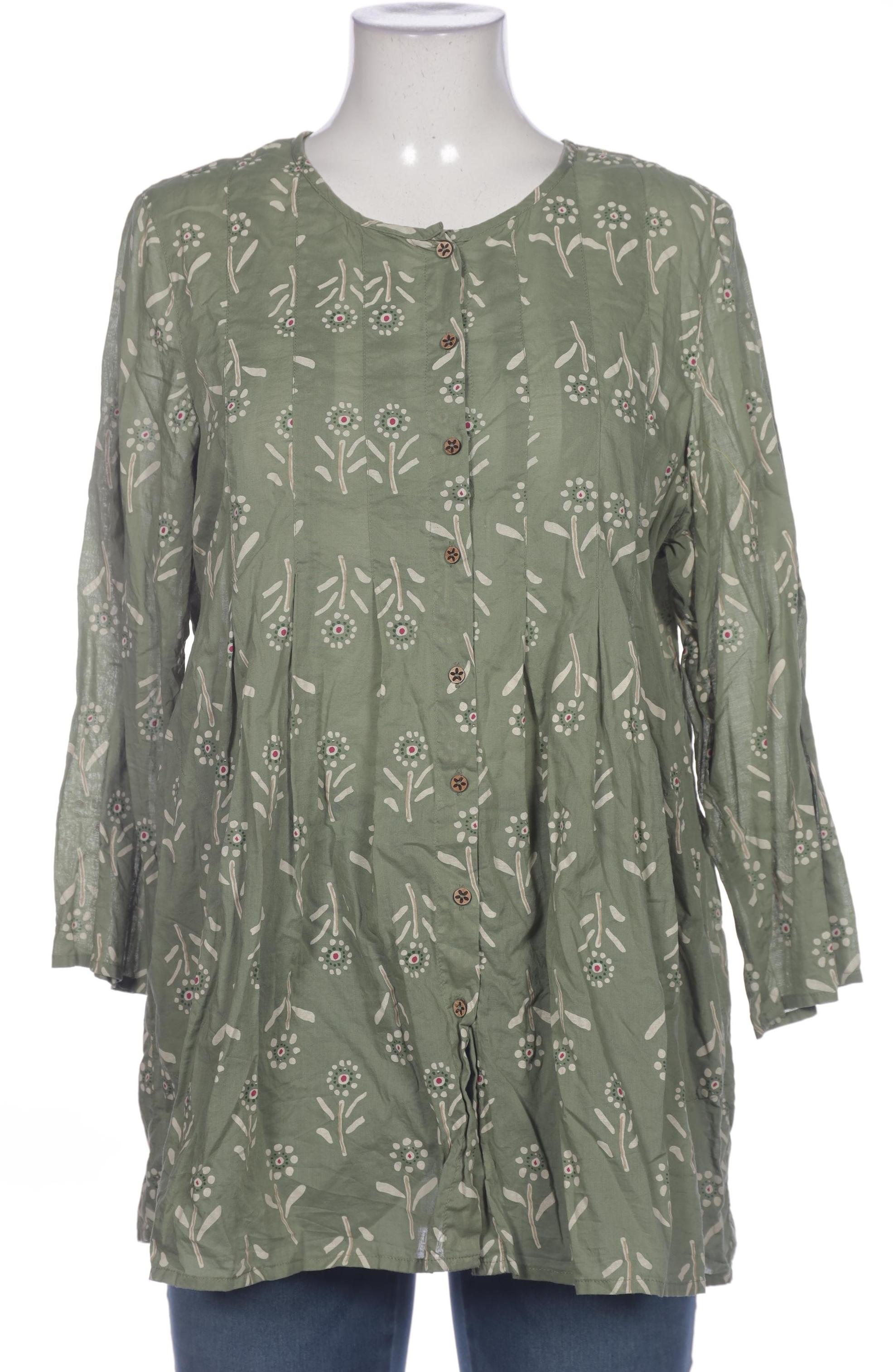 

Gudrun Sjödén Damen Bluse, grün, Gr. 42