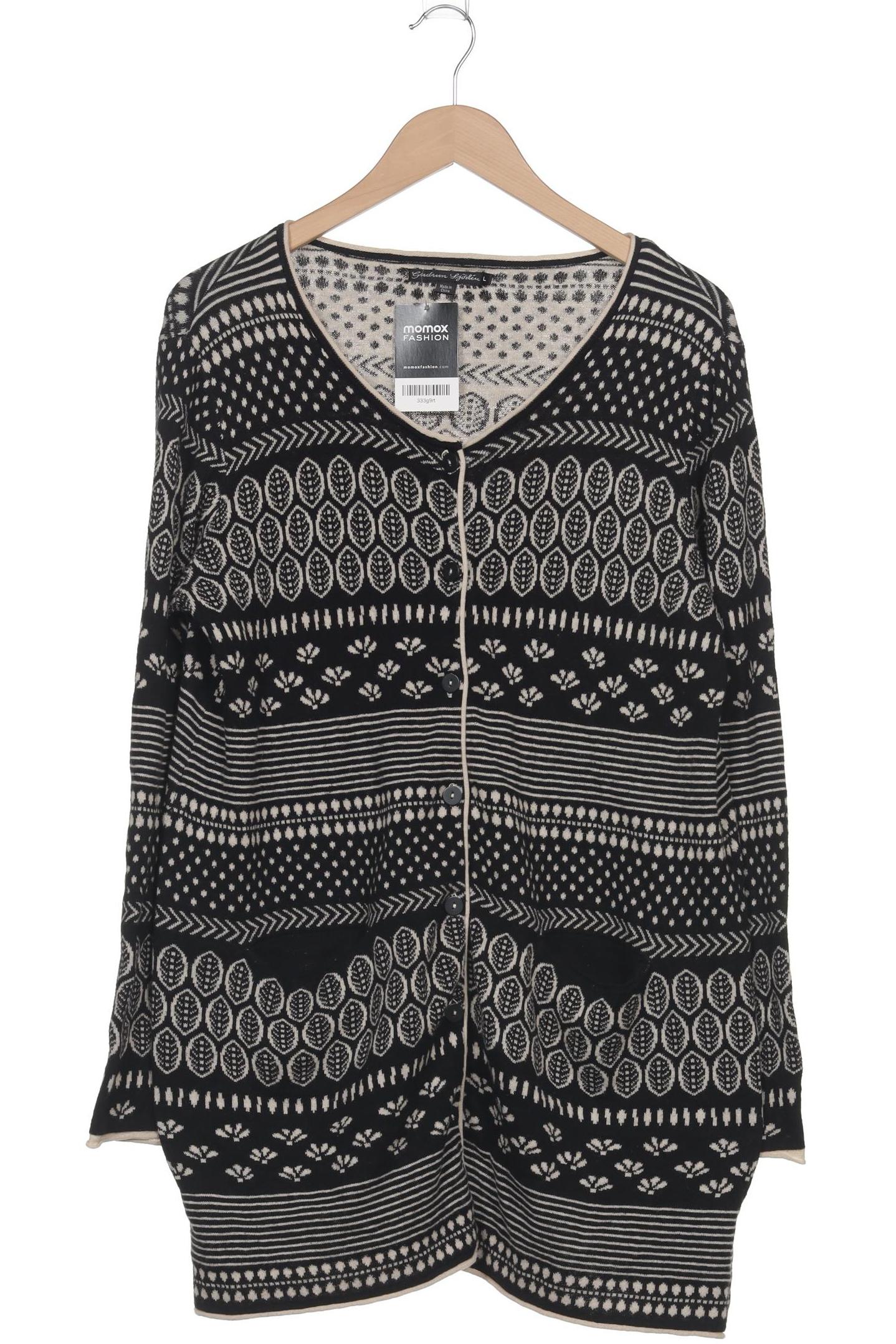 

Gudrun Sjödén Damen Strickjacke, schwarz, Gr. 42
