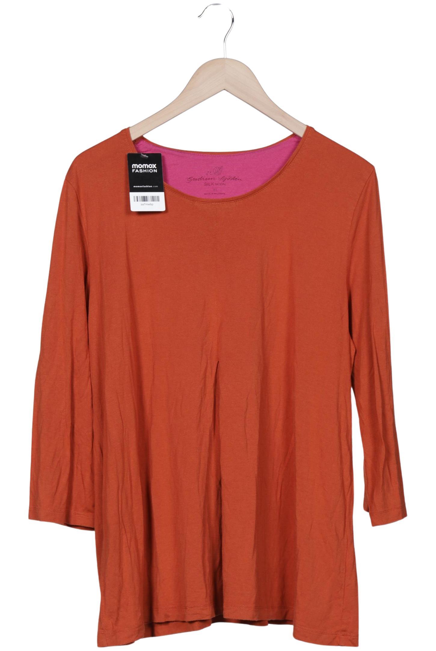 

Gudrun Sjödén Damen Langarmshirt, orange, Gr. 44