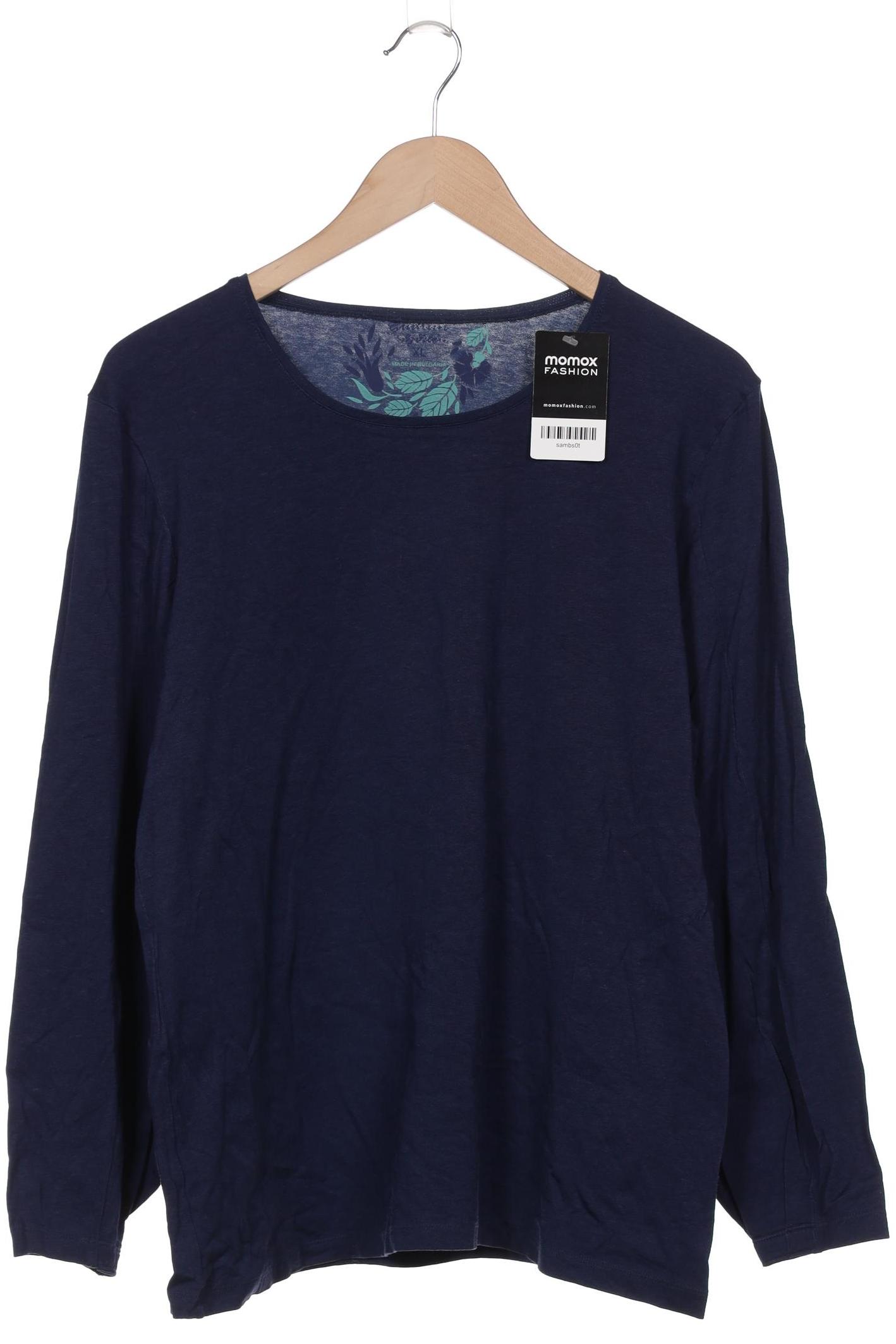 

Gudrun Sjödén Damen Langarmshirt, marineblau, Gr. 44