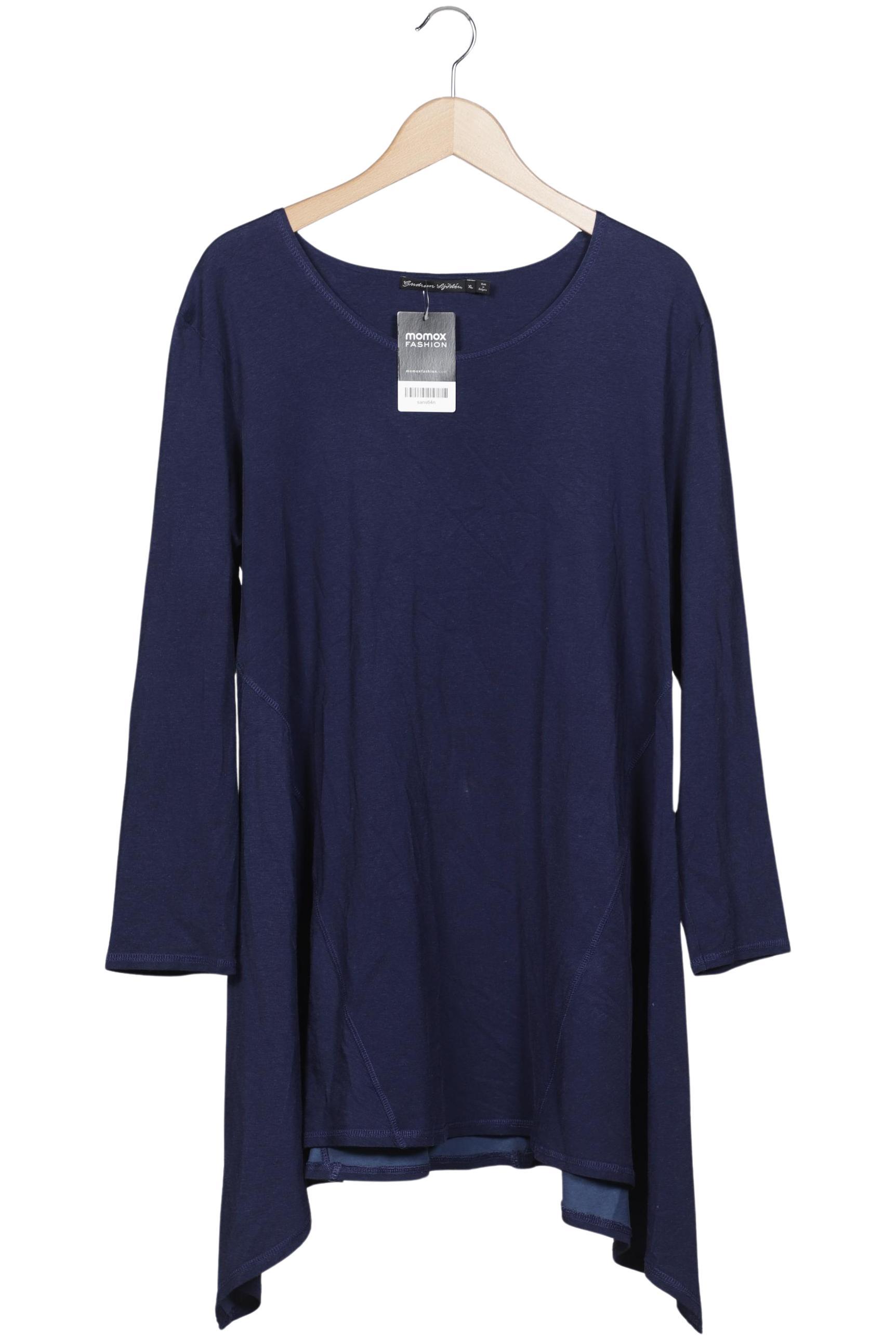 

Gudrun Sjödén Damen Langarmshirt, marineblau, Gr. 44