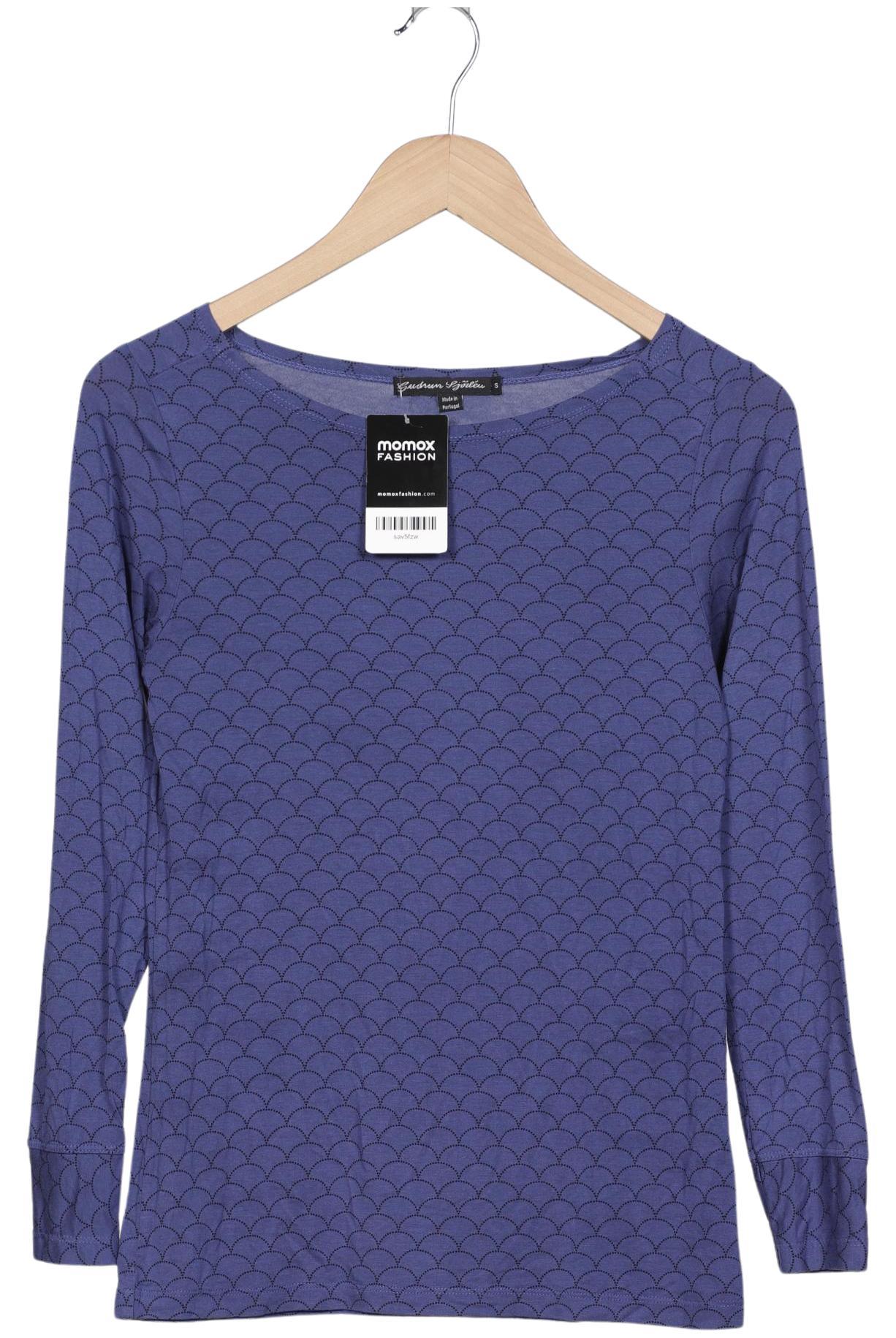 

Gudrun Sjödén Damen Langarmshirt, blau, Gr. 36