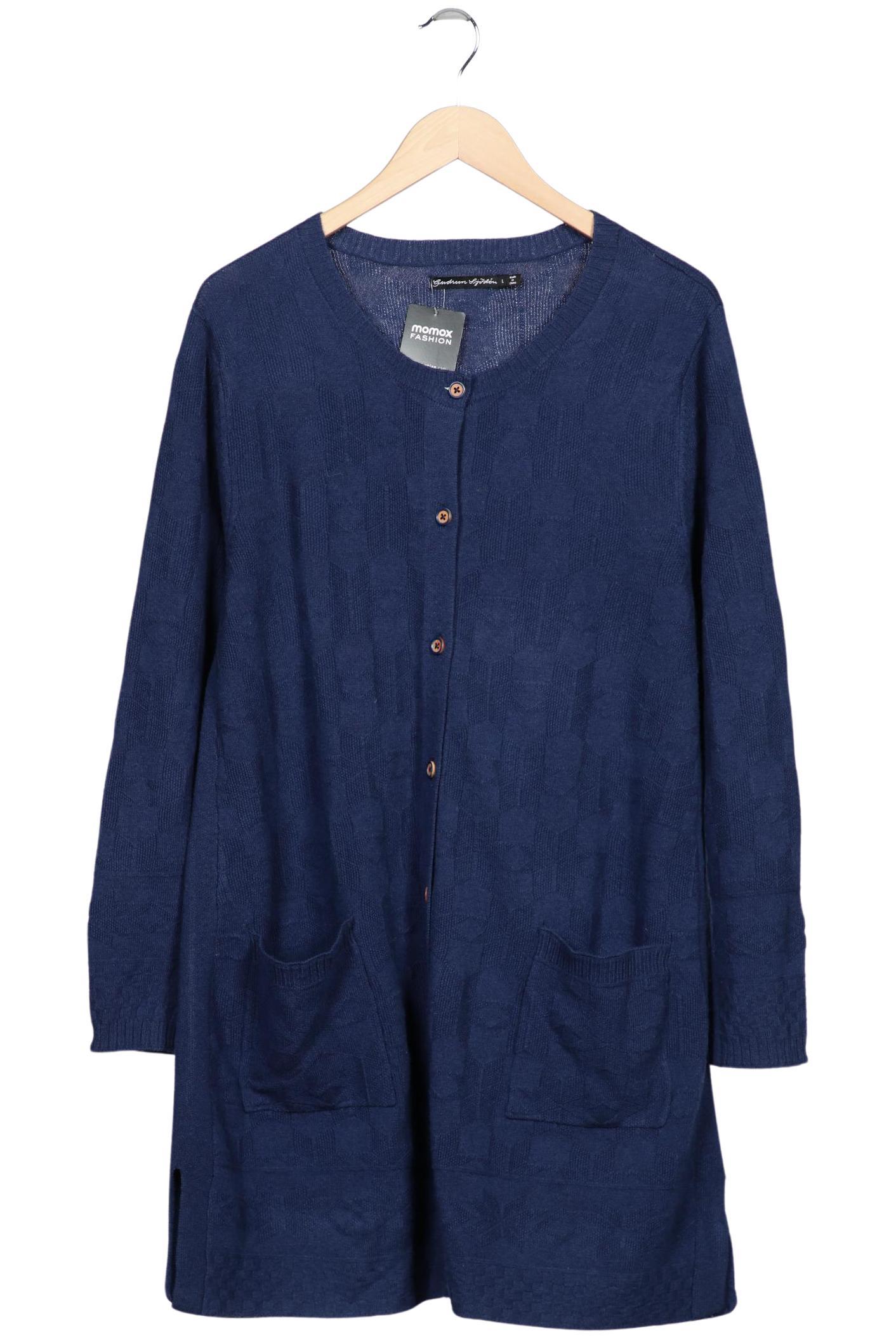 

Gudrun Sjödén Damen Strickjacke, marineblau, Gr. 42