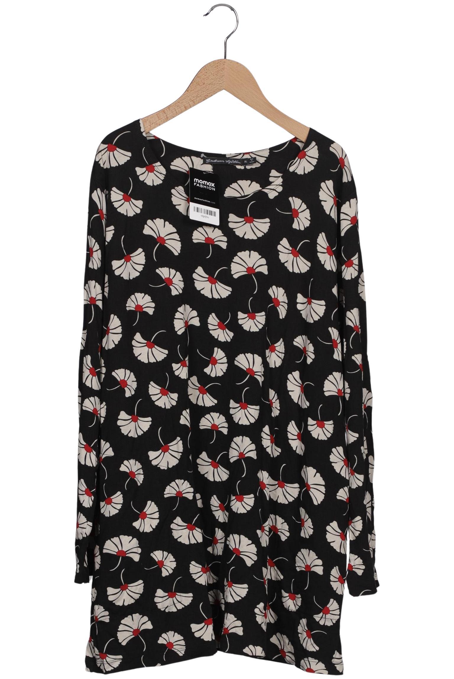 

Gudrun Sjödén Damen Langarmshirt, schwarz, Gr. 44