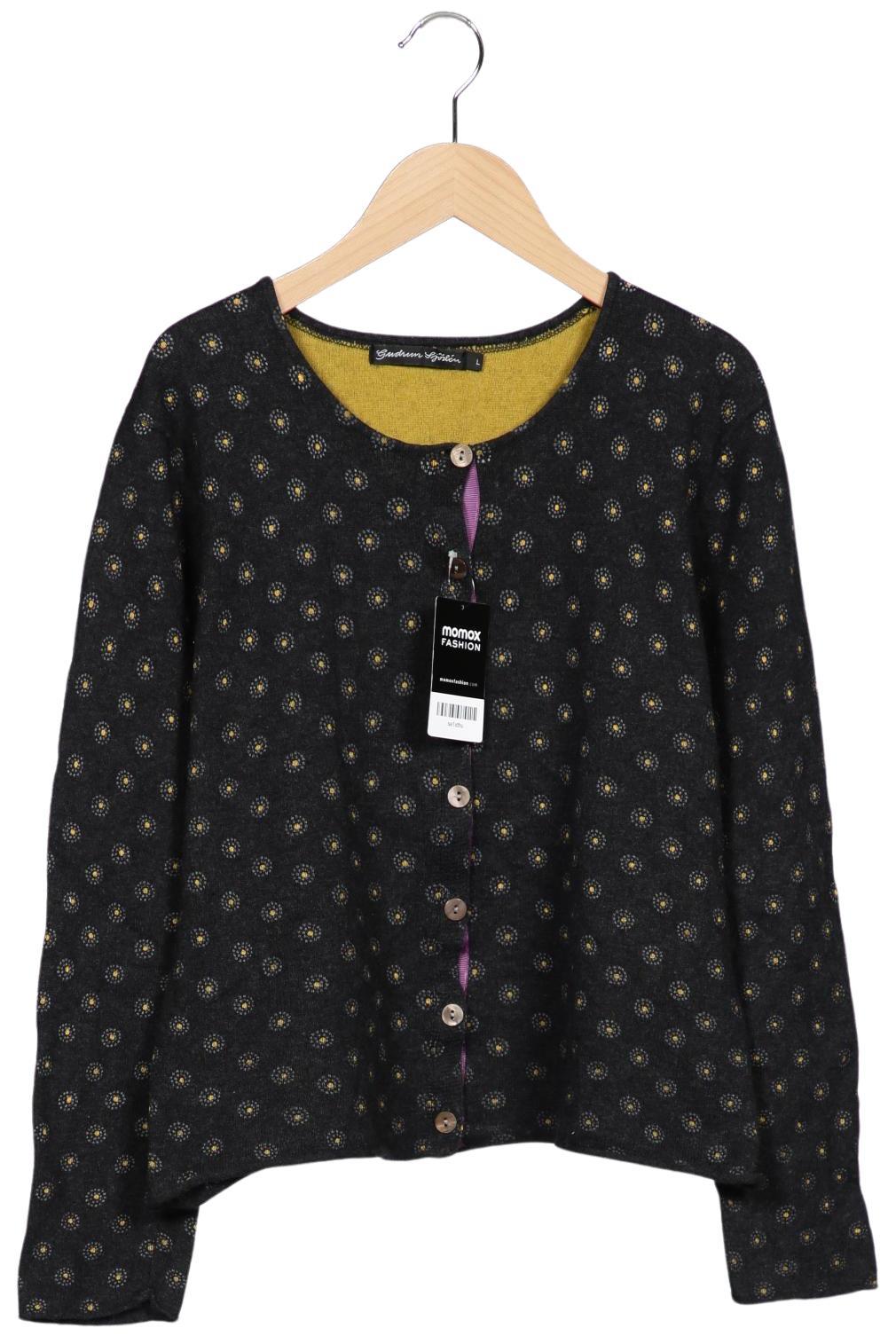 

Gudrun Sjödén Damen Strickjacke, schwarz, Gr. 42