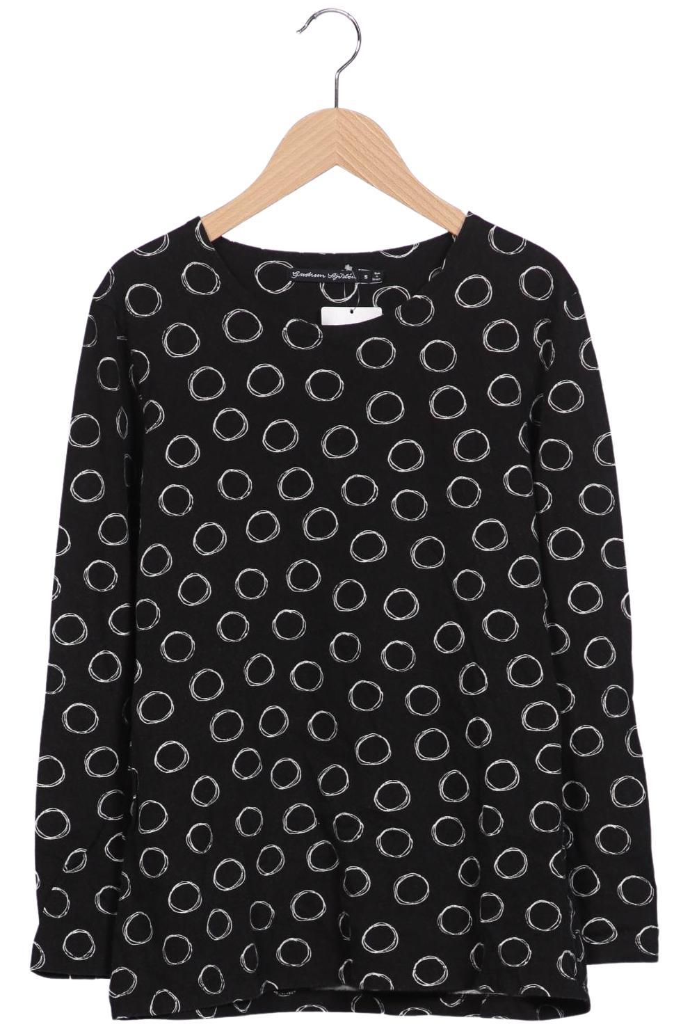 

Gudrun Sjödén Damen Langarmshirt, schwarz, Gr. 36