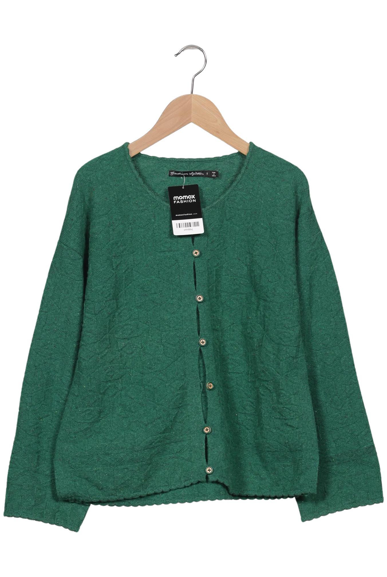 

Gudrun Sjödén Damen Strickjacke, grün, Gr. 36