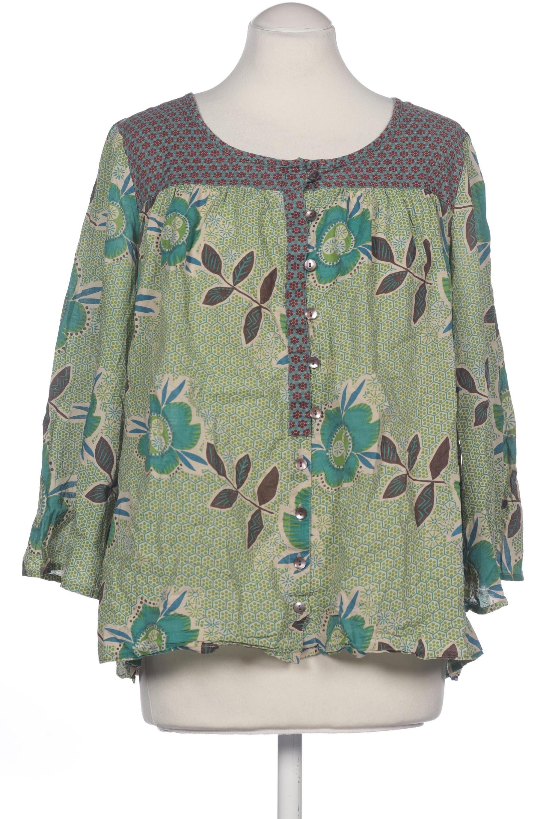

Gudrun Sjödén Damen Bluse, grün, Gr. 38