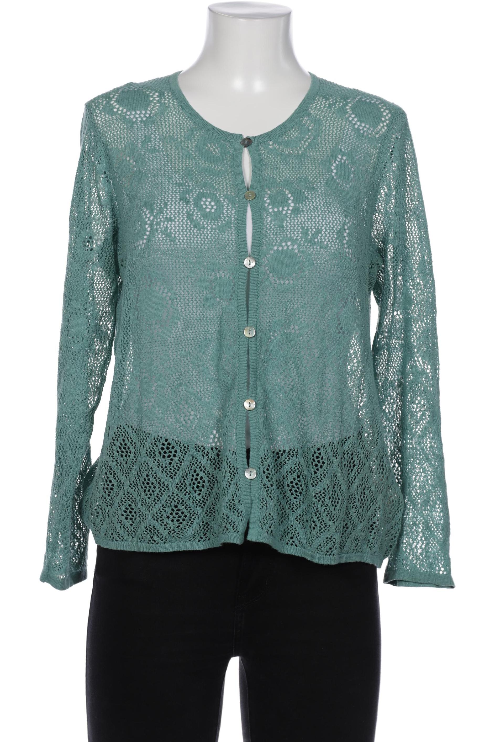 

Gudrun Sjödén Damen Strickjacke, türkis, Gr. 38