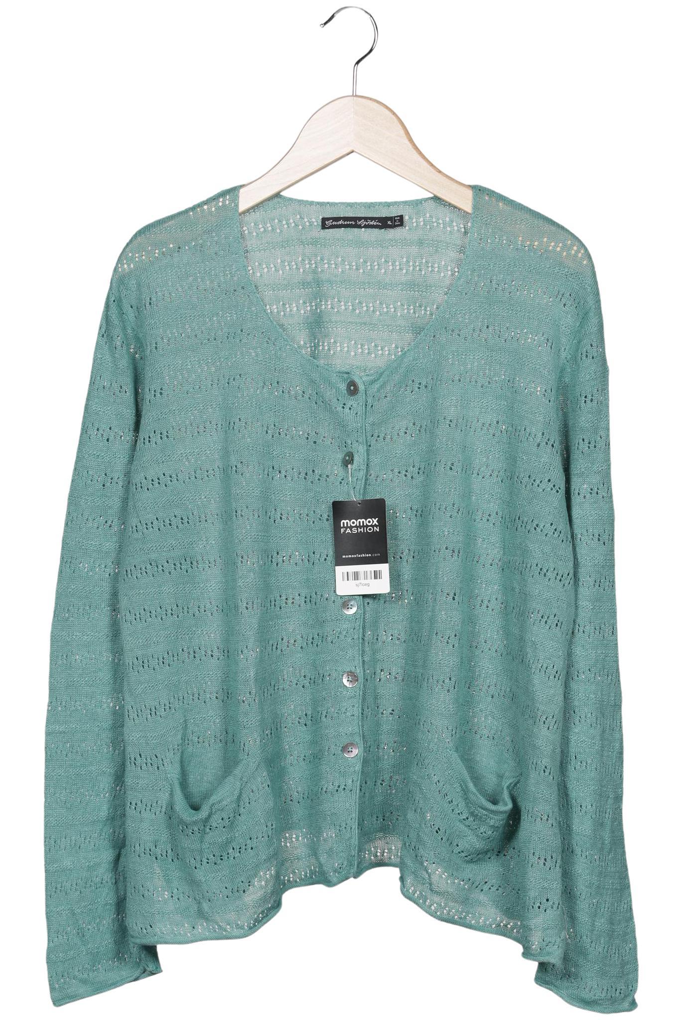 

Gudrun Sjödén Damen Strickjacke, türkis, Gr. 44