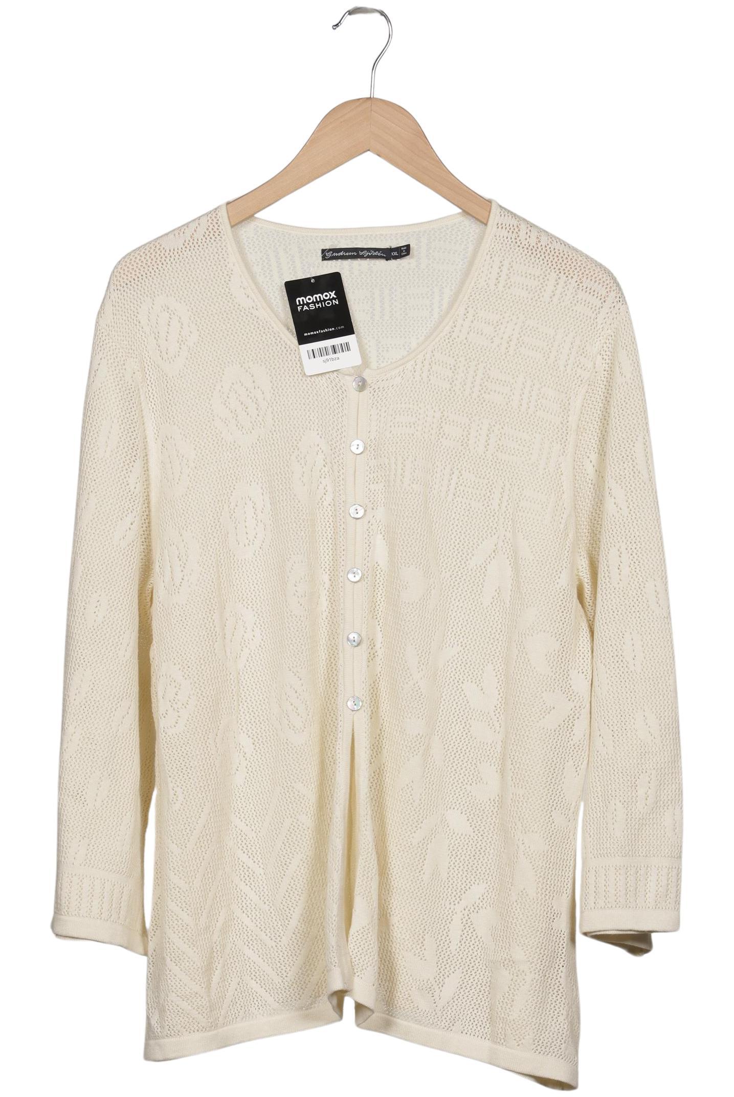 

Gudrun Sjödén Damen Strickjacke, cremeweiß, Gr. 46