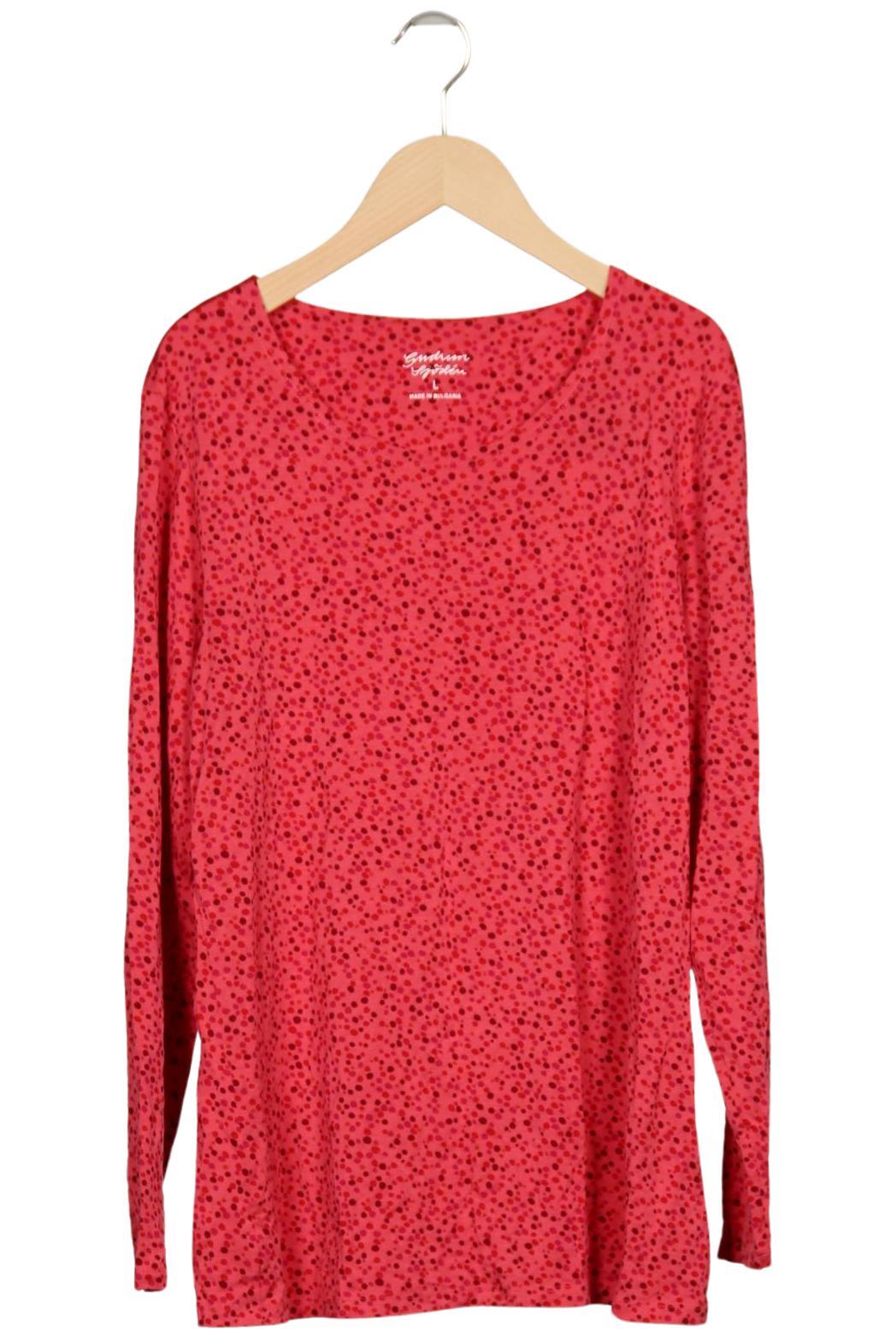 

Gudrun Sjödén Damen Langarmshirt, rot, Gr. 42