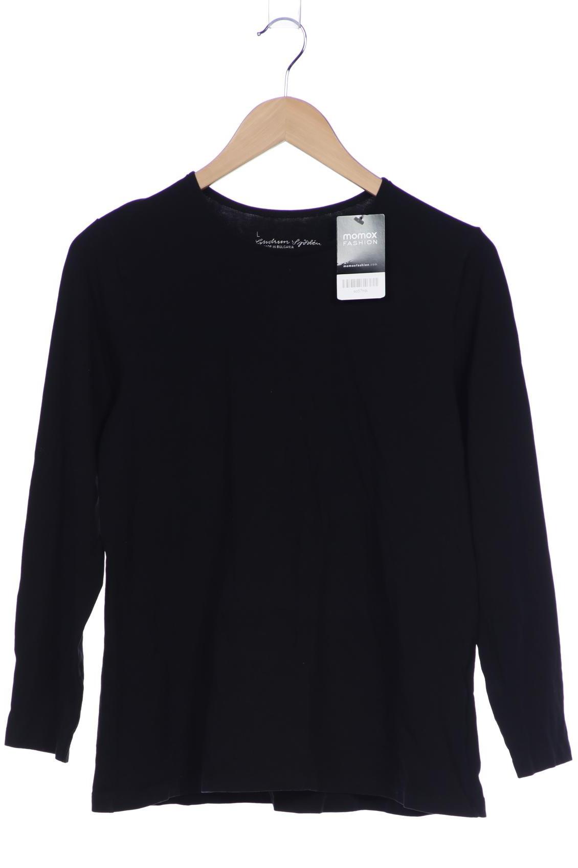 

Gudrun Sjödén Damen Langarmshirt, schwarz, Gr. 42