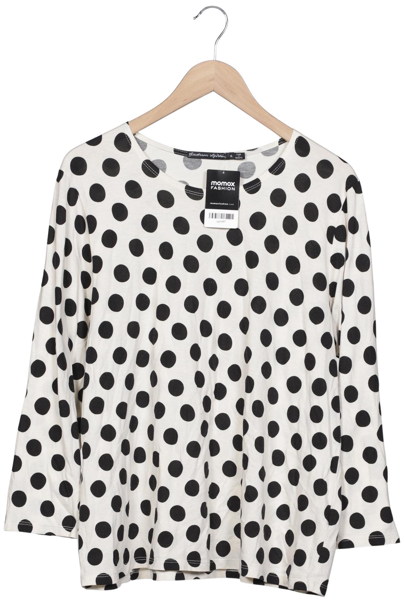 

Gudrun Sjödén Damen Langarmshirt, cremeweiß, Gr. 44