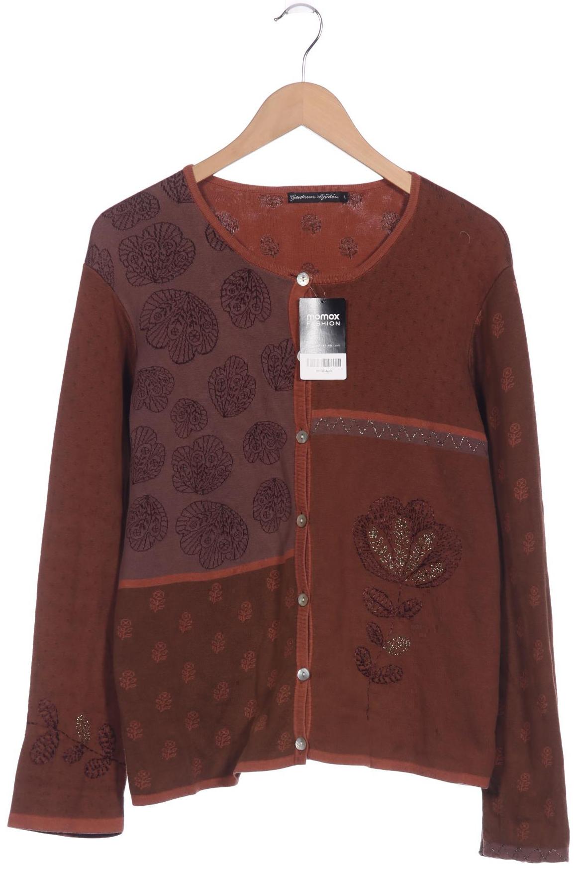 

Gudrun Sjödén Damen Strickjacke, braun, Gr. 42
