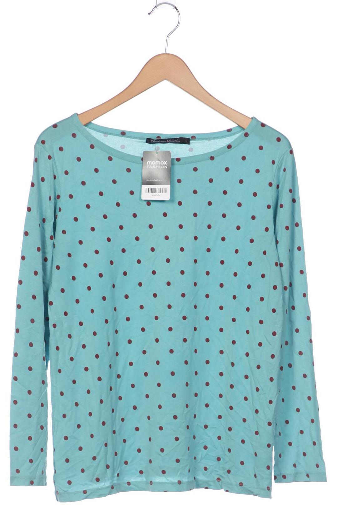 

Gudrun Sjödén Damen Langarmshirt, hellblau, Gr. 42