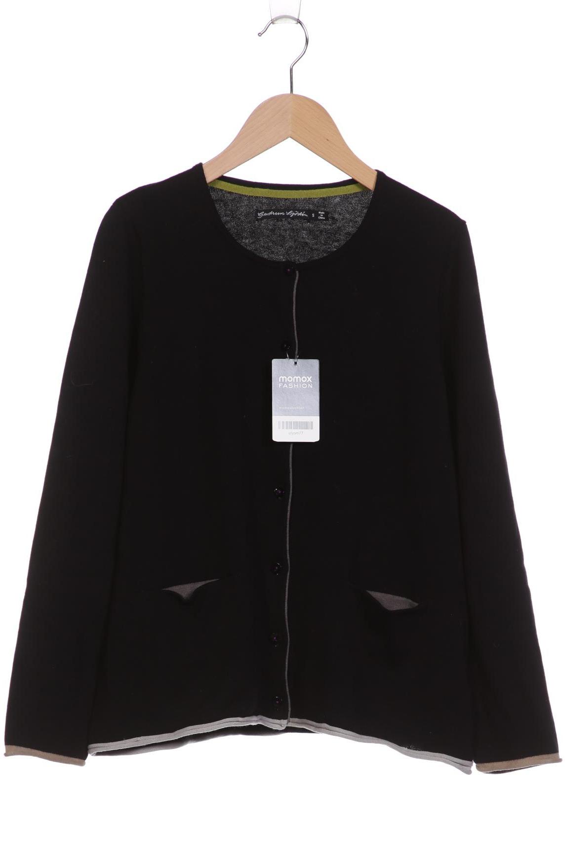 

Gudrun Sjödén Damen Strickjacke, schwarz, Gr. 36