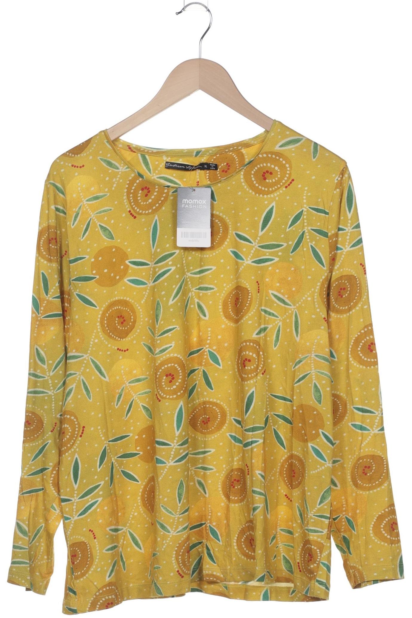 

Gudrun Sjödén Damen Langarmshirt, gelb, Gr. 44