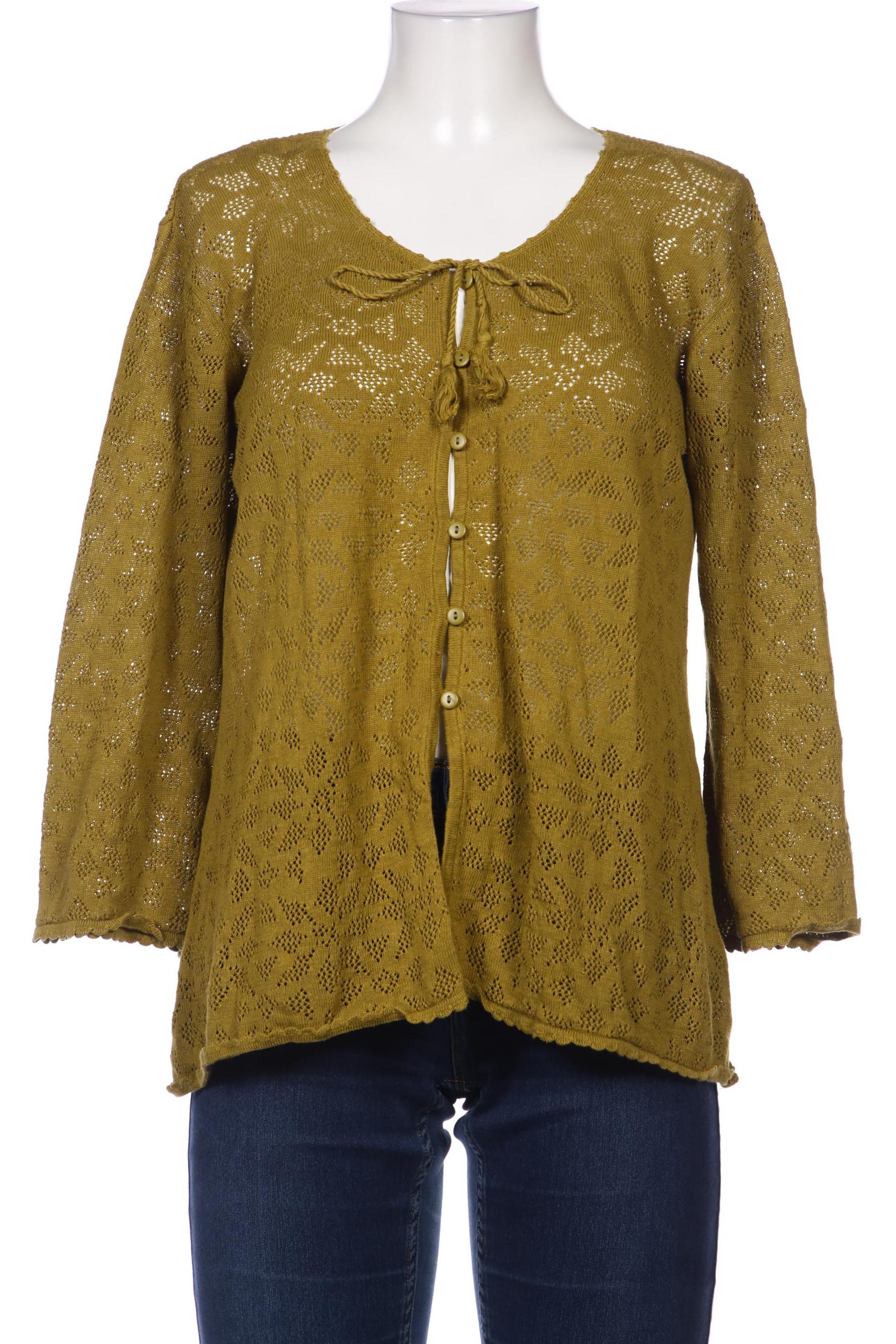 

Gudrun Sjödén Damen Strickjacke, grün, Gr. 42