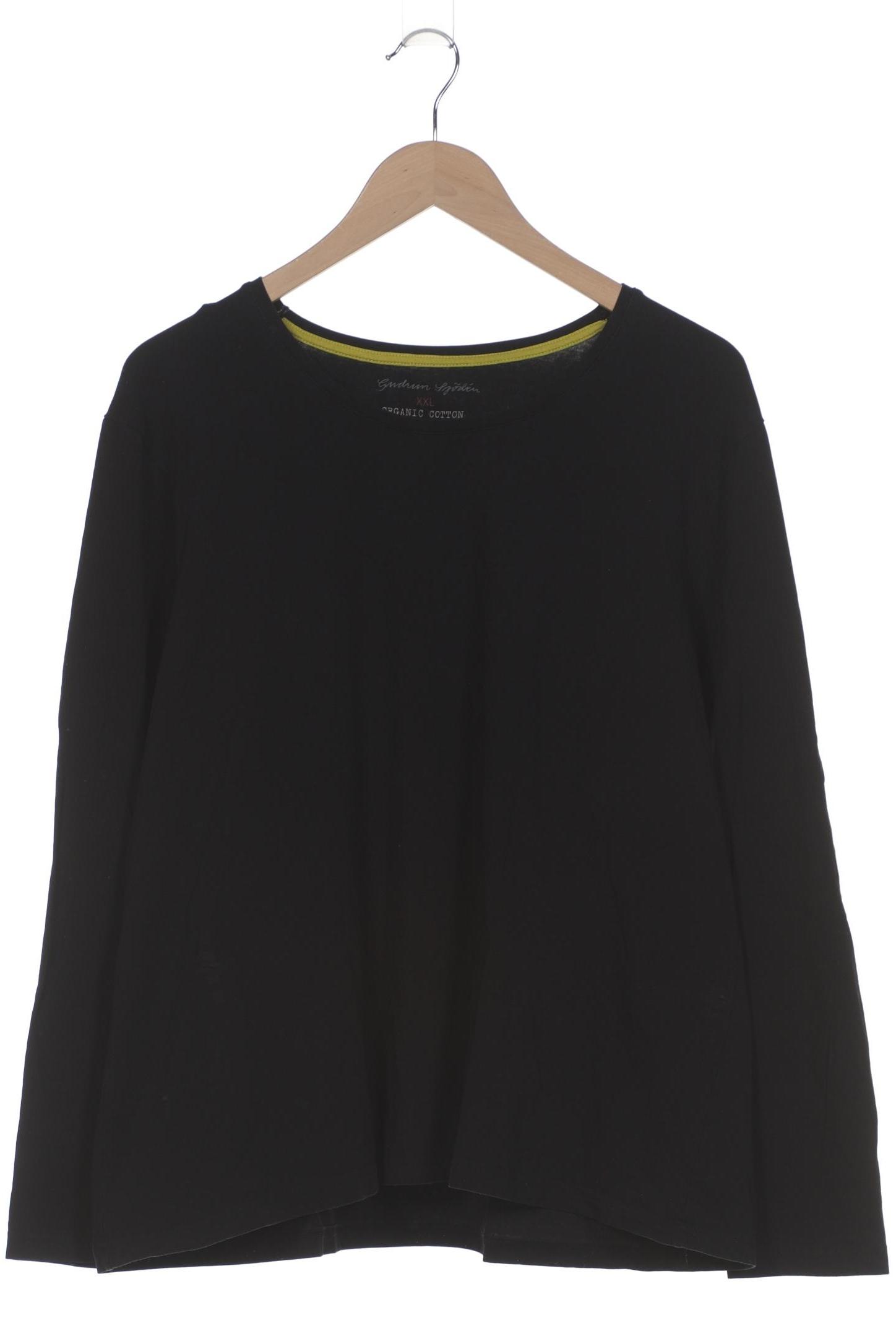 

Gudrun Sjödén Damen Langarmshirt, schwarz, Gr. 46