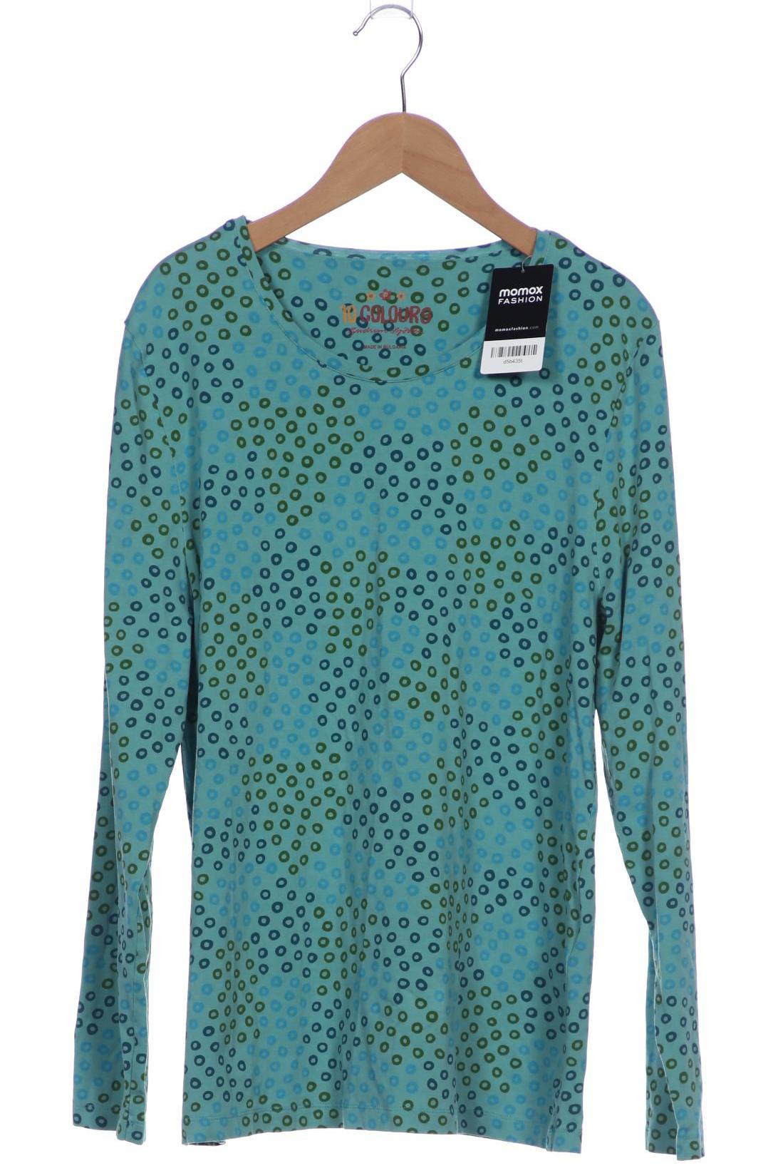 

Gudrun Sjödén Damen Langarmshirt, türkis, Gr. 42
