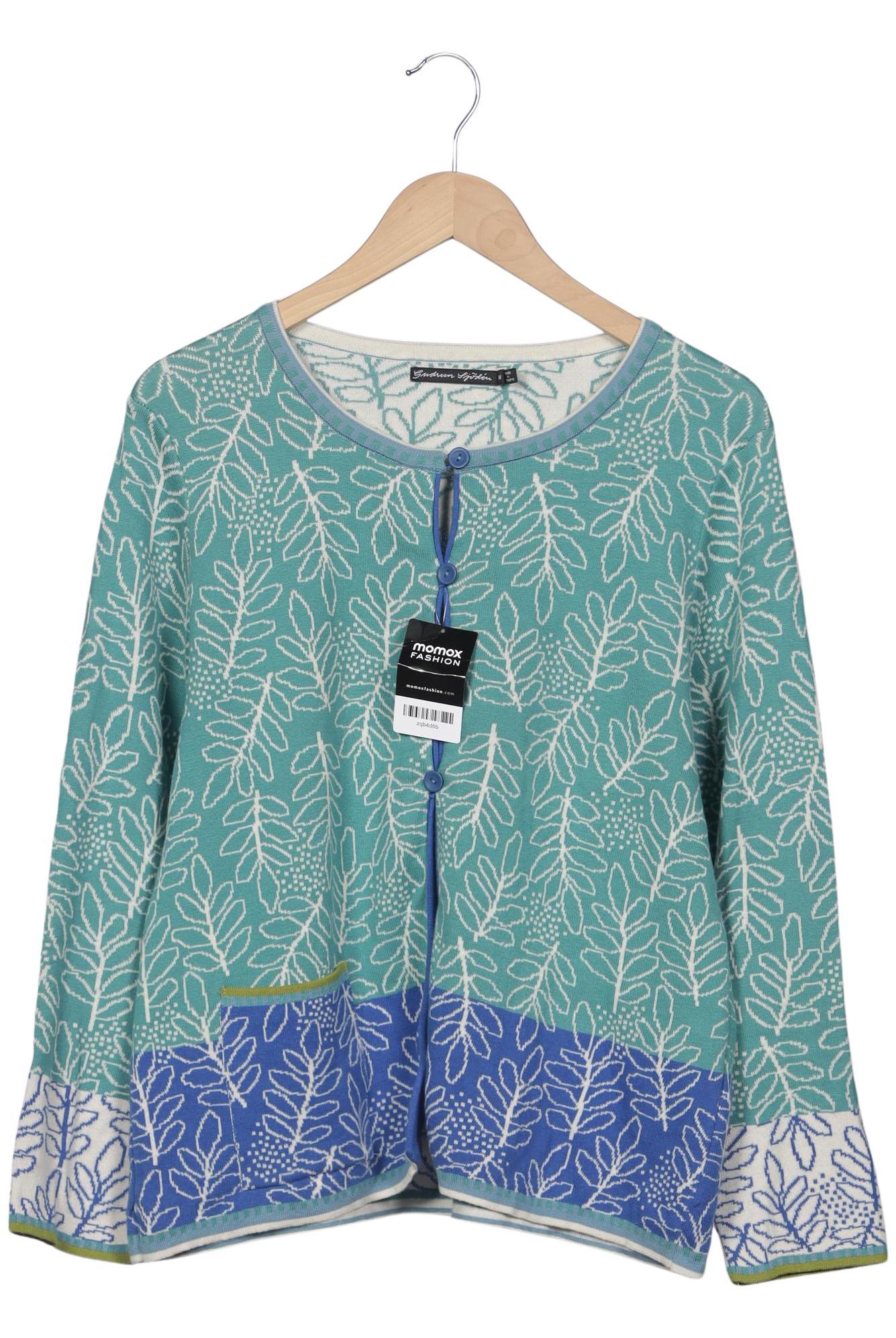 

Gudrun Sjödén Damen Strickjacke, blau, Gr. 38