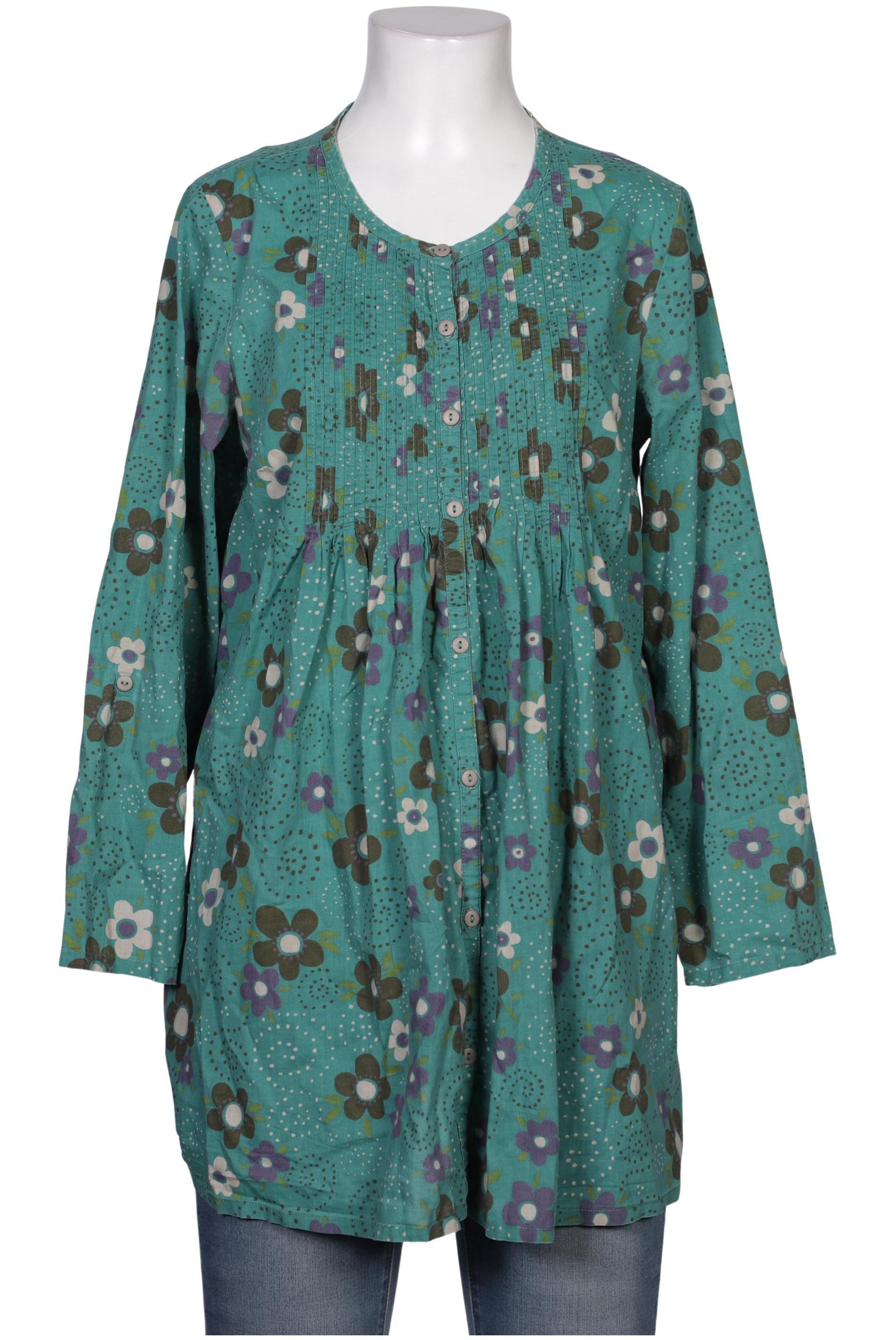 

Gudrun Sjödén Damen Bluse, türkis, Gr. 36