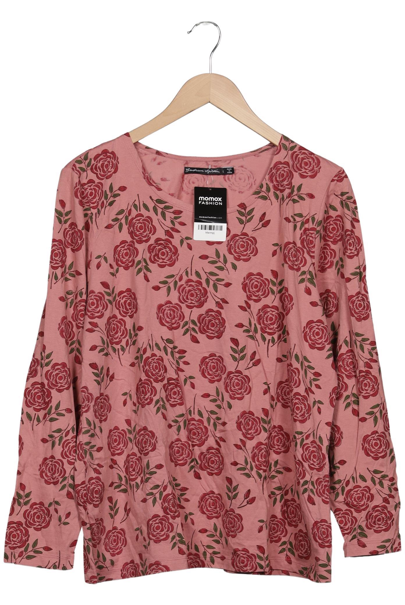 

Gudrun Sjödén Damen Langarmshirt, pink, Gr. 42