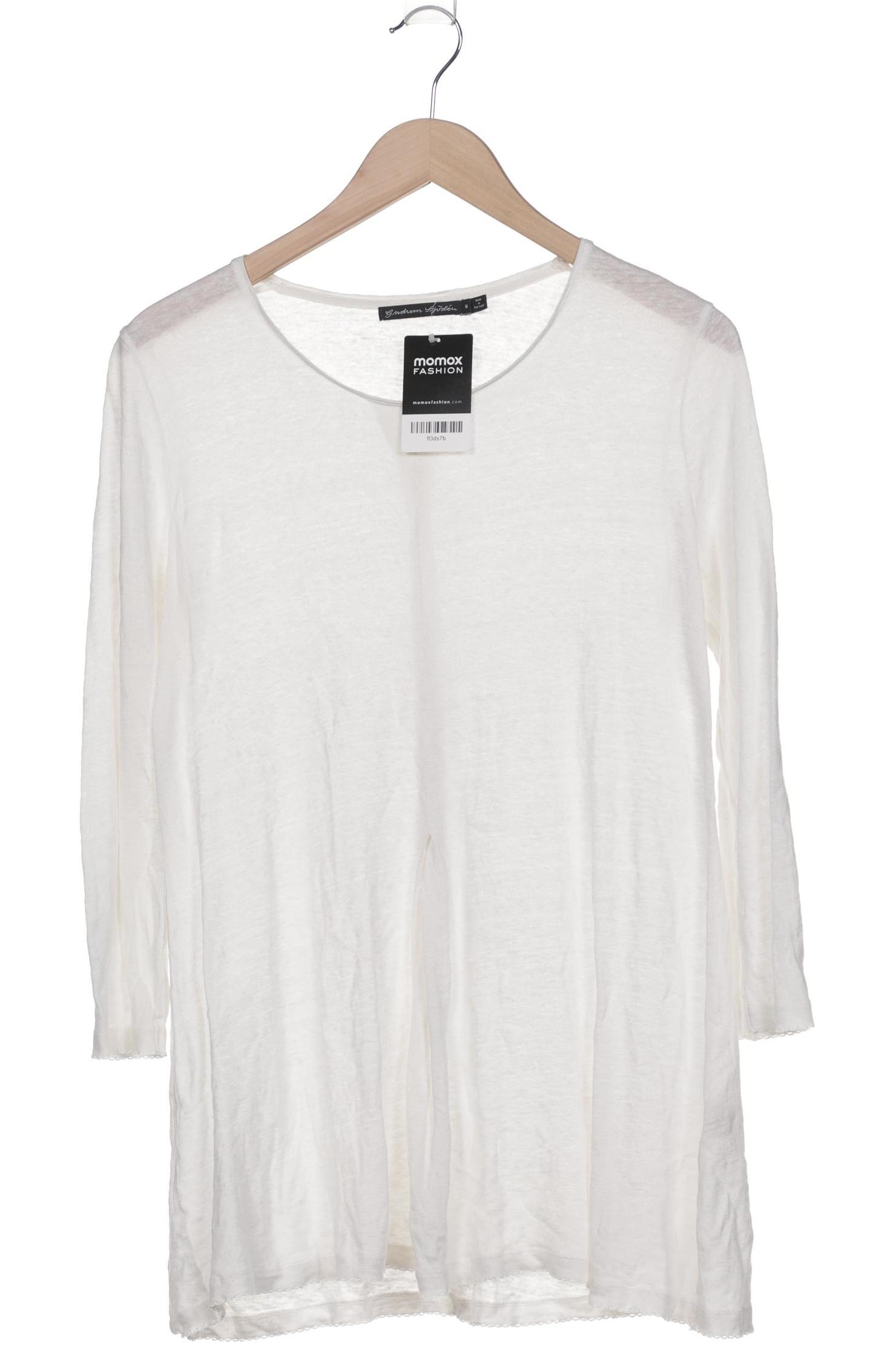 

Gudrun Sjödén Damen Langarmshirt, weiß, Gr. 38