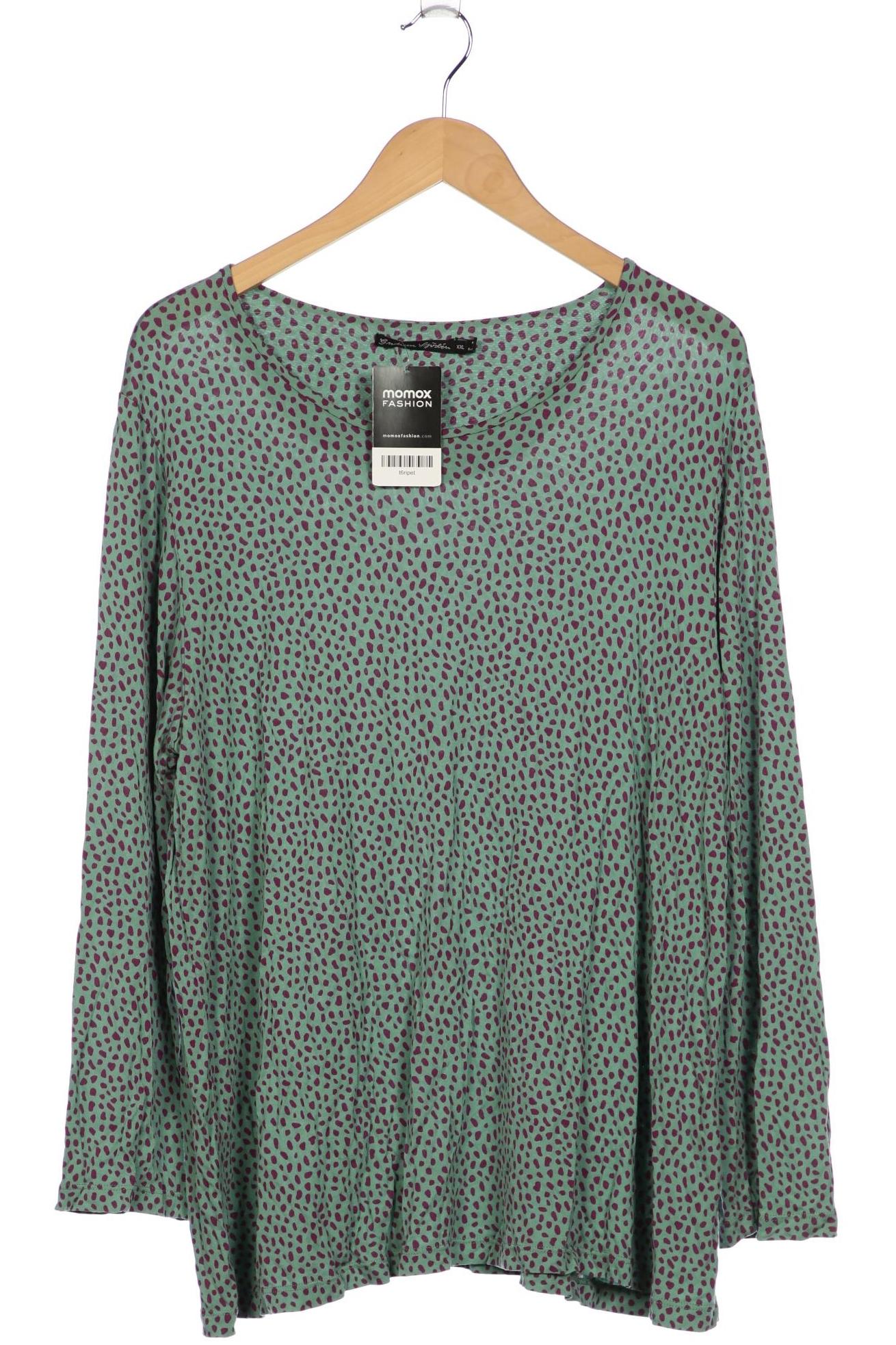 

Gudrun Sjödén Damen Langarmshirt, türkis, Gr. 46