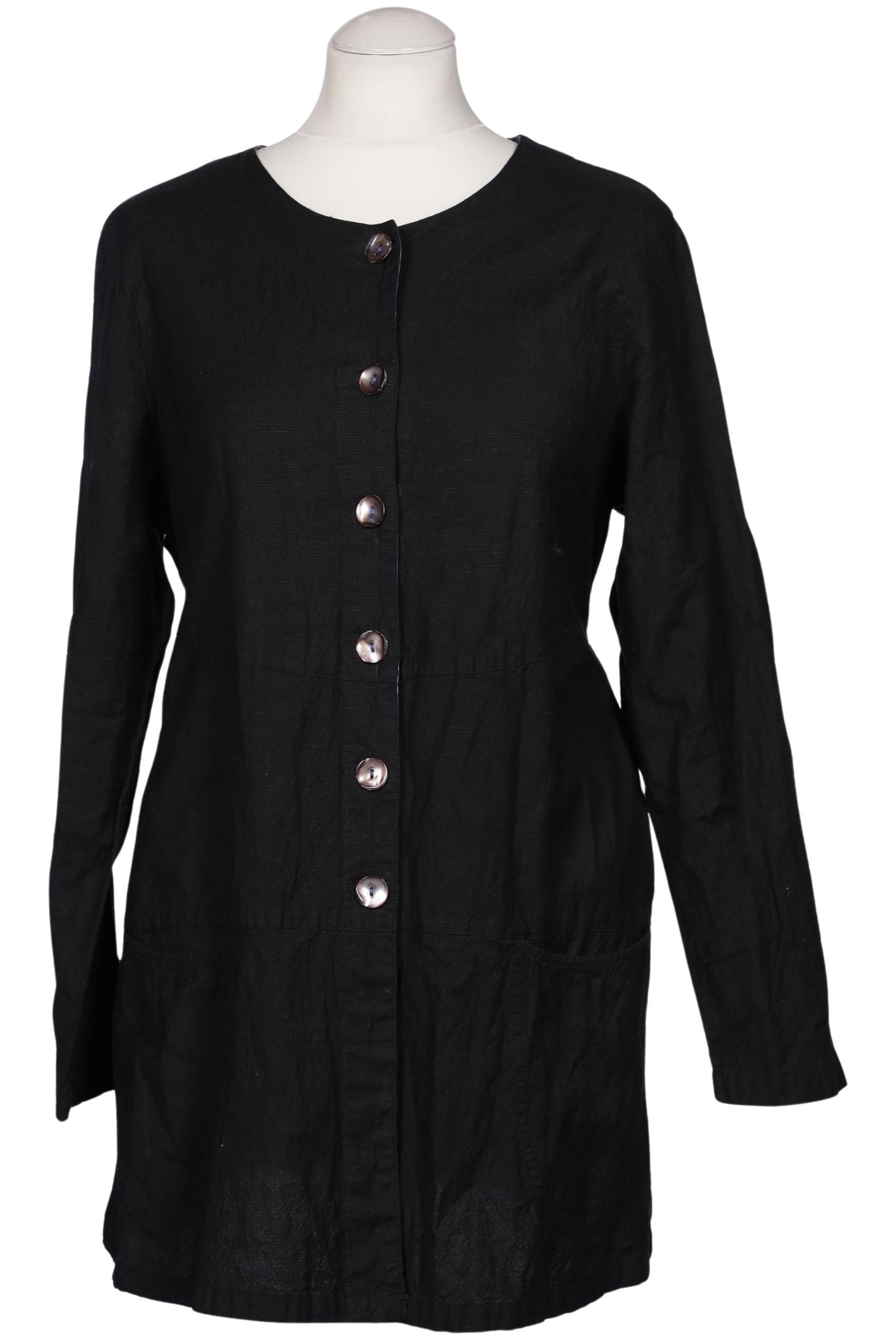 

Gudrun Sjödén Damen Mantel, schwarz, Gr. 38