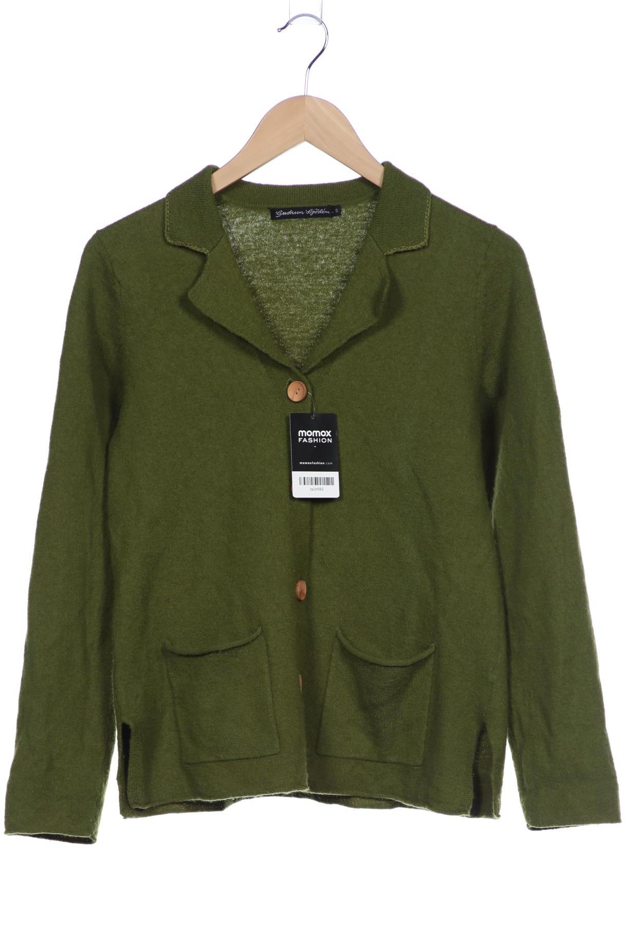 

Gudrun Sjödén Damen Strickjacke, grün, Gr. 36