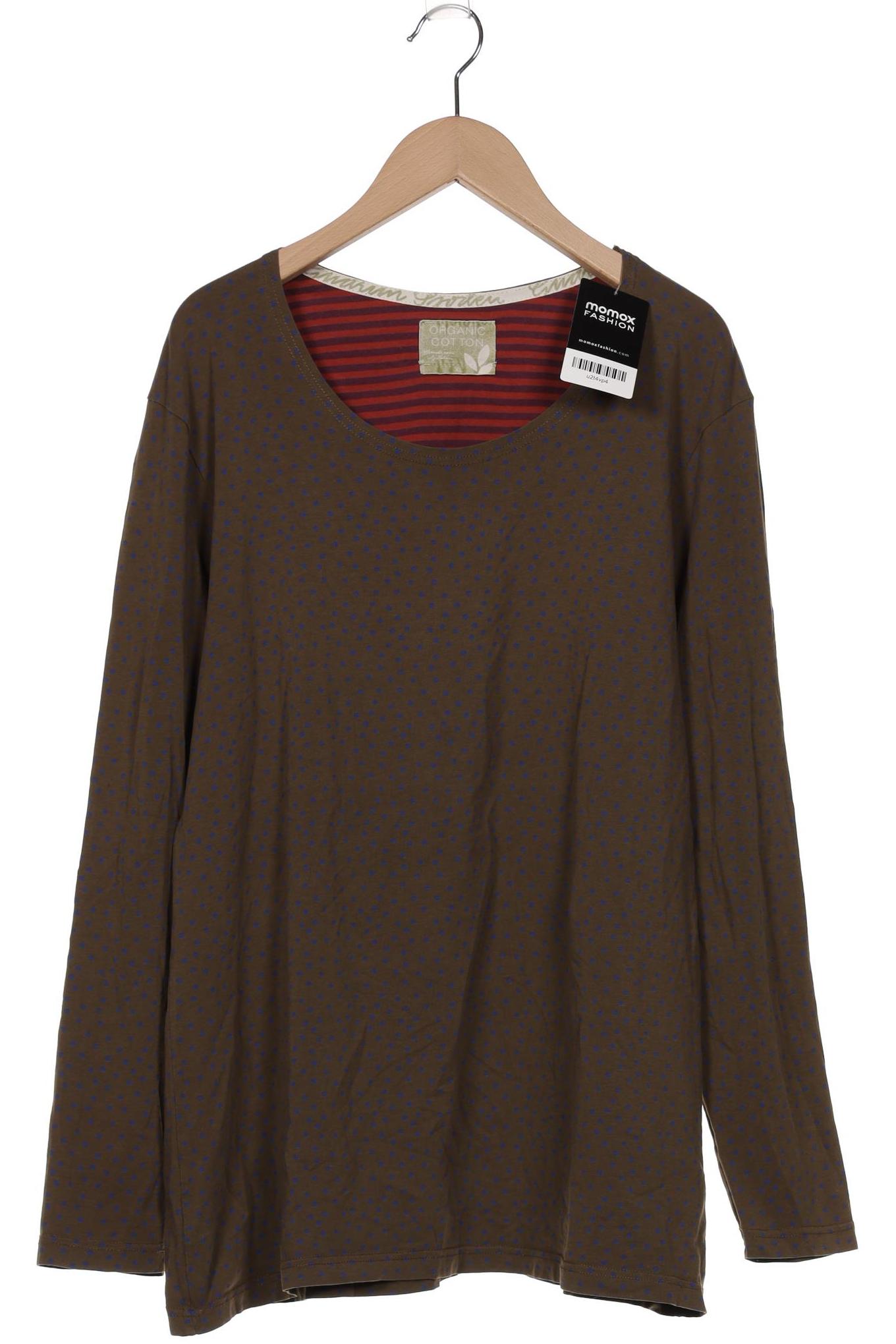 

Gudrun Sjödén Damen Langarmshirt, braun, Gr. 44